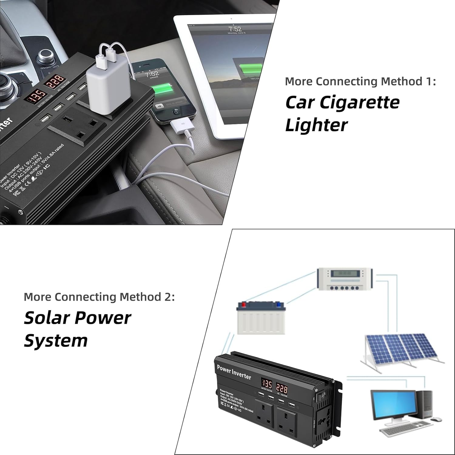 Thumbnail 3 de LVYUAN Power Inverter 2000W 12V to 240V Car Converter 🔌