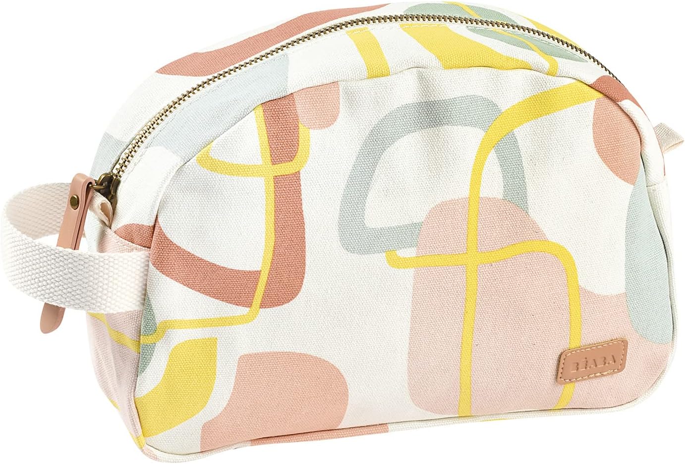 Thumbnail 6 de Trousse de toilette Bebe BÉABA Sac Genève - Tissu Imperméable, 2 poches intérieures, Cherry blossom Gris