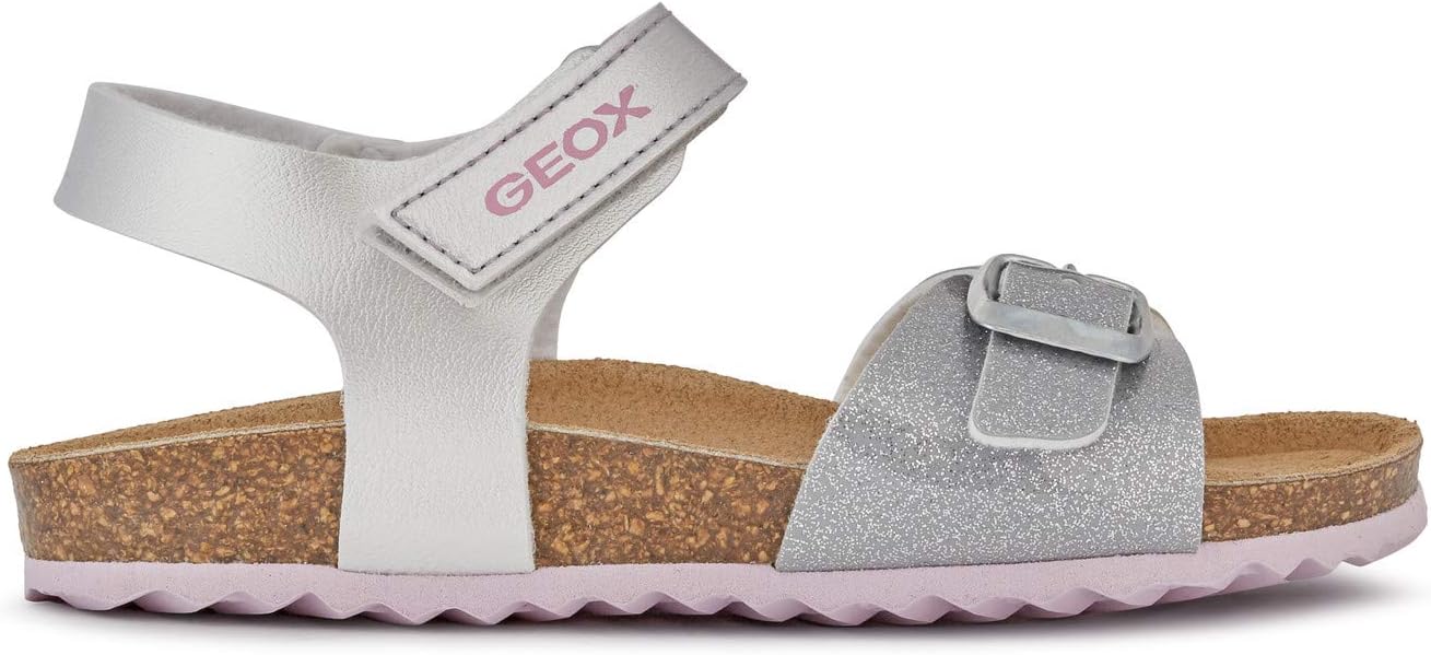 Thumbnail 4 de Geox Mädchen J Adriel Girl C Sandalen aus Leder – flacher Absatz in Medium-Weite