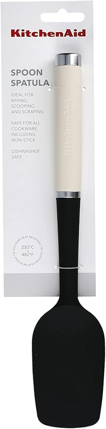 Thumbnail 3 de KitchenAid Espátula plana de silicona, negra 🍴