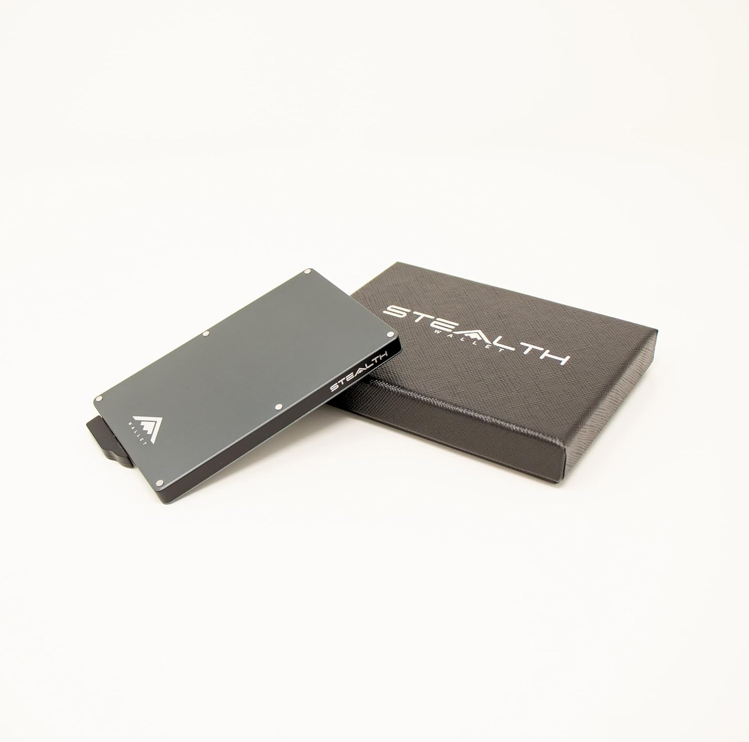 Thumbnail 5 de Stealth Wallet – Smart Minimalist Card Holder (Grey) with RFID/NFC Blocking, Pop-Up 10-Card Capacity