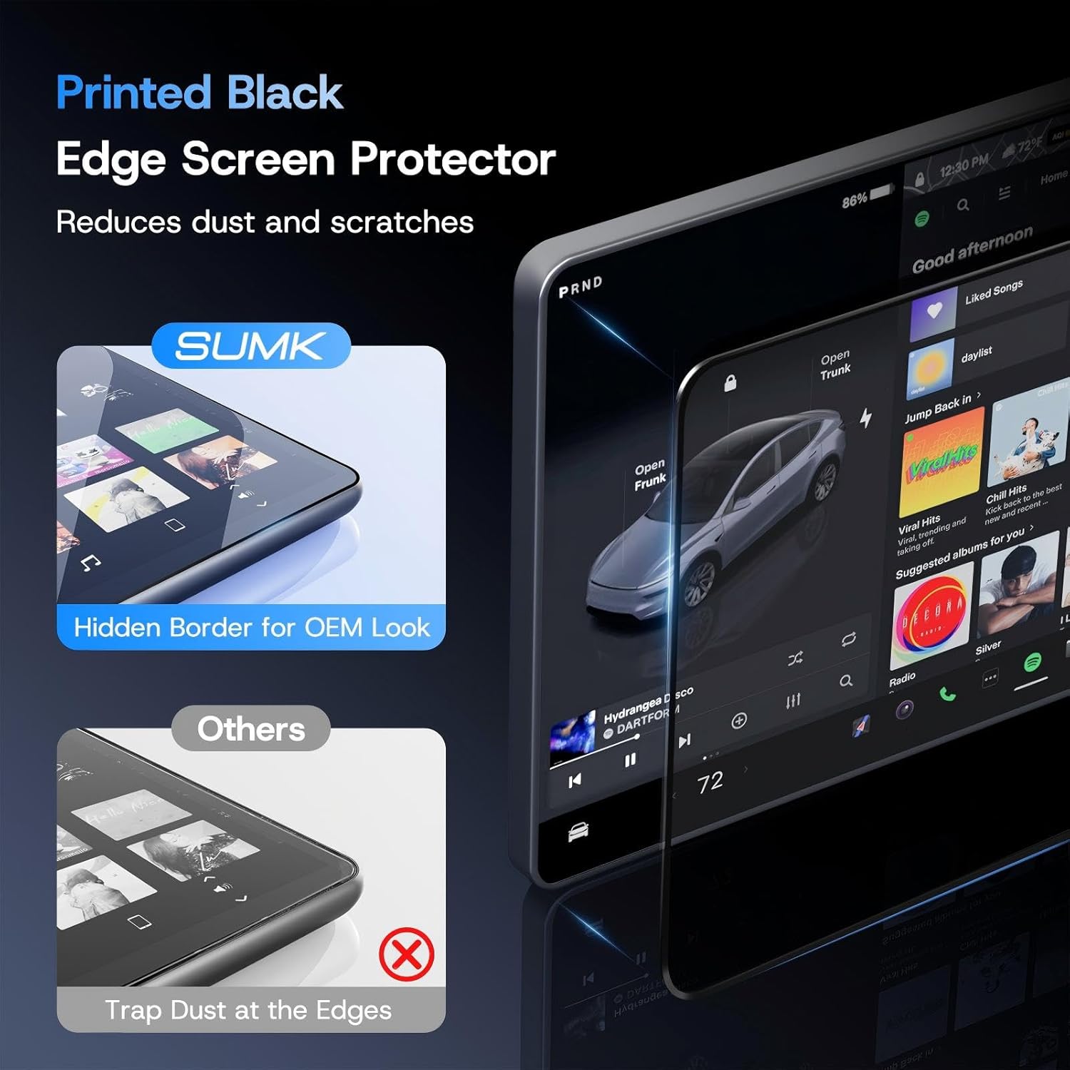 Thumbnail 3 de SUMK Screen Protector 15.4" for Model Y/3