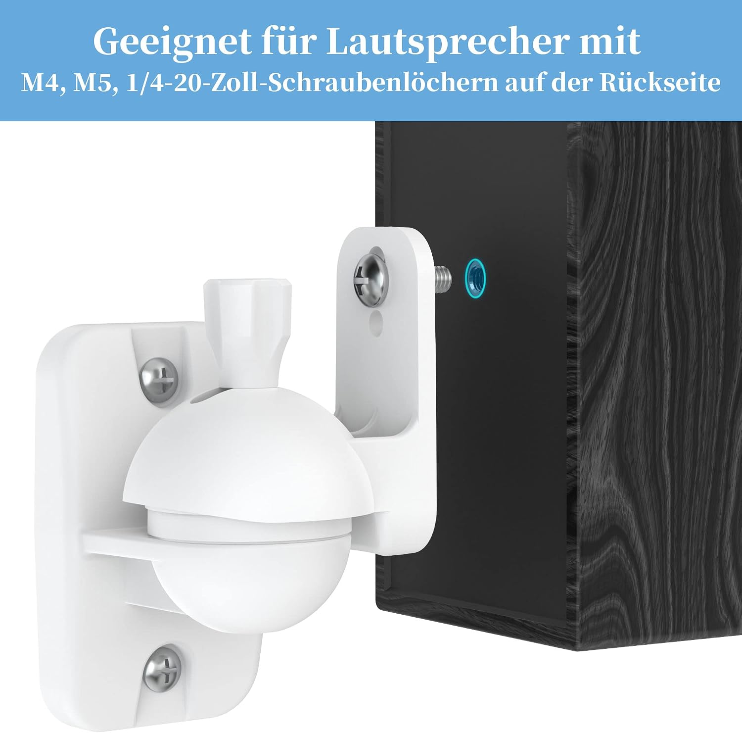 Thumbnail 2 de Cozycase 2er Lautsprecher Wandhalterung Weiß