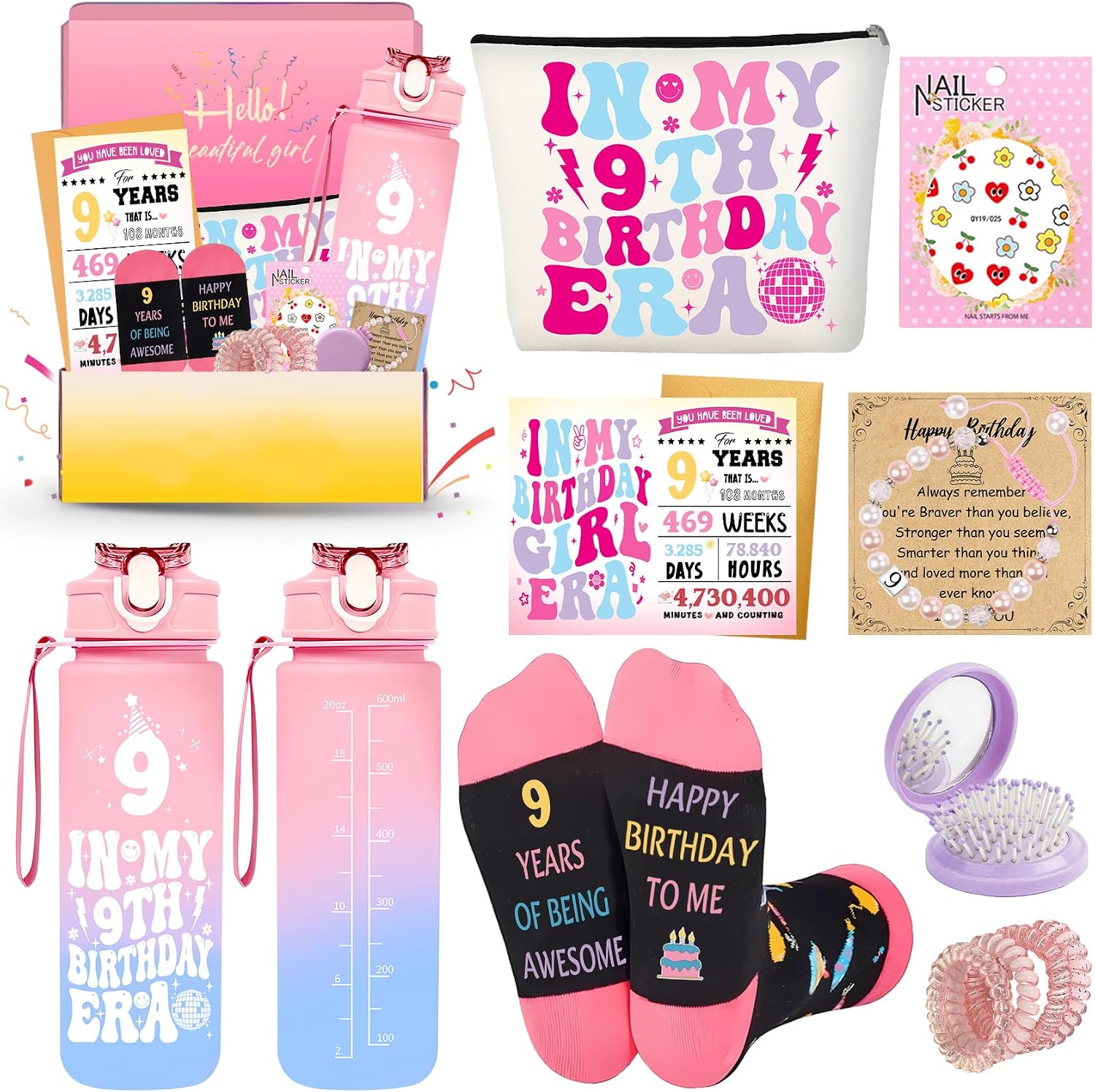 Detalle de Zyphoria 9th birthday gift set for girls
