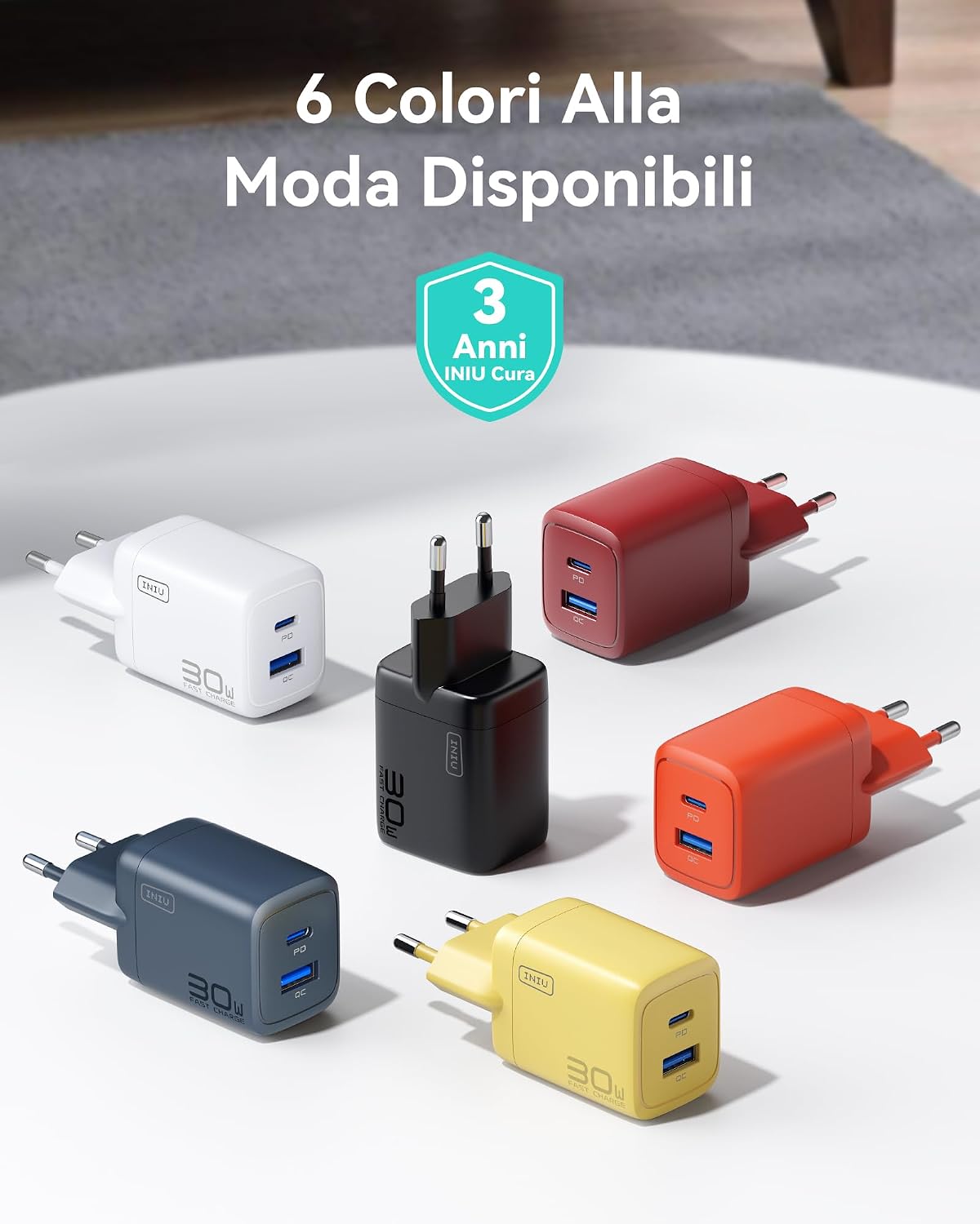 Thumbnail 6 de INIU Caricatore USB-C 30 W 2-Pack
