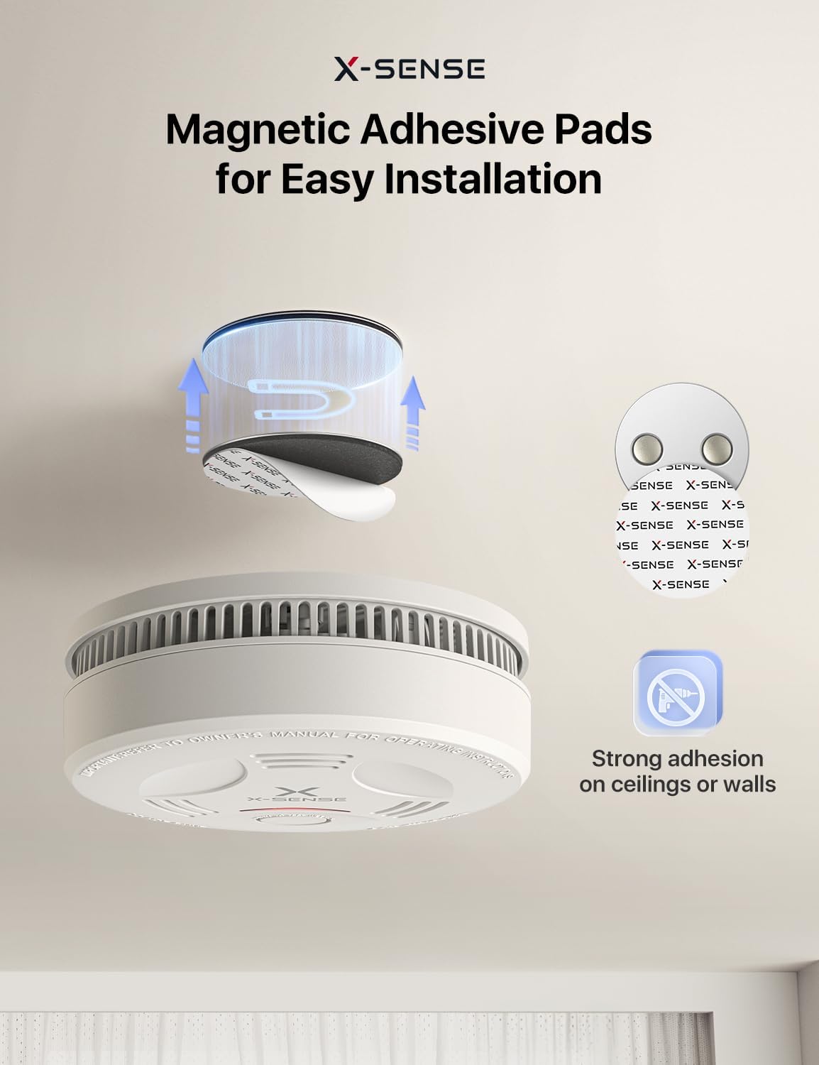 Detalle de X-Sense SD11 10-Year Smoke Alarm 🔥📢
