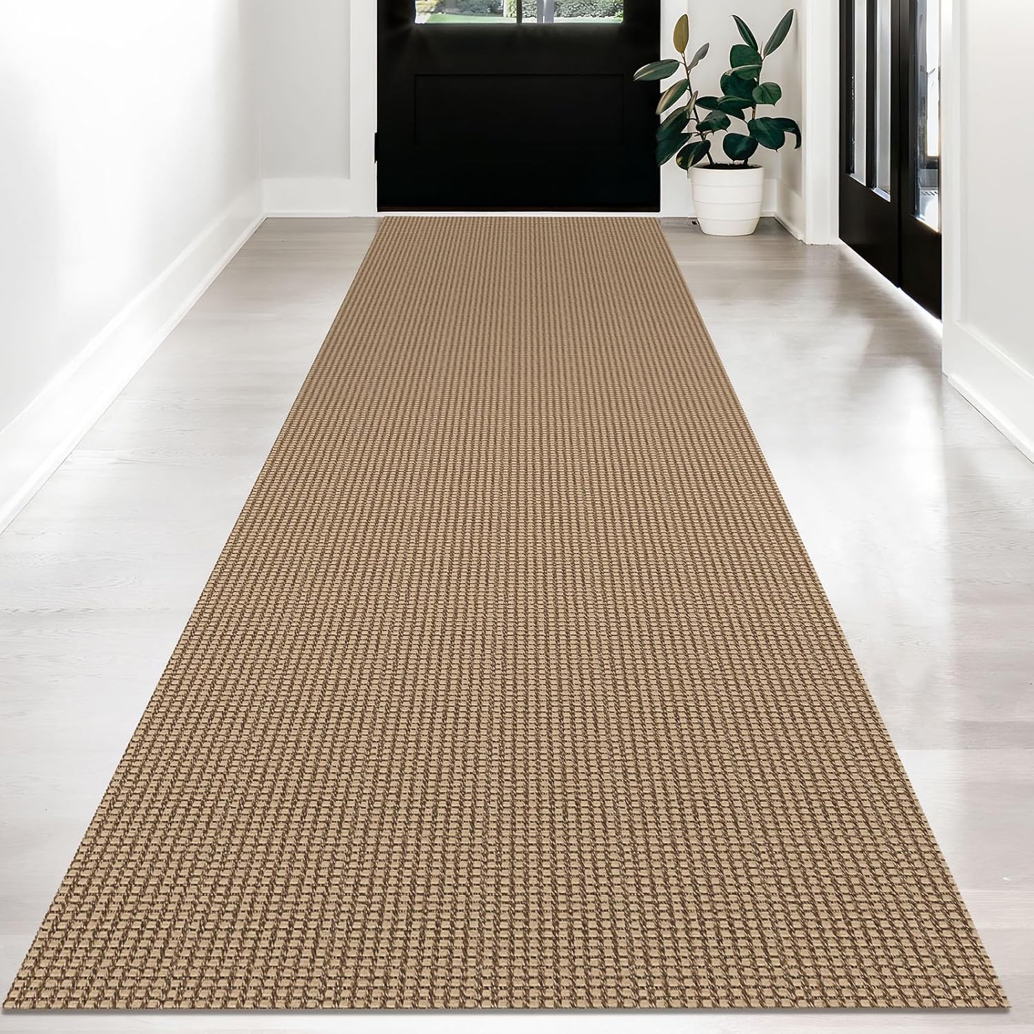 KOZYFLY Long Runner 3x12 ft washable kitchen rug
