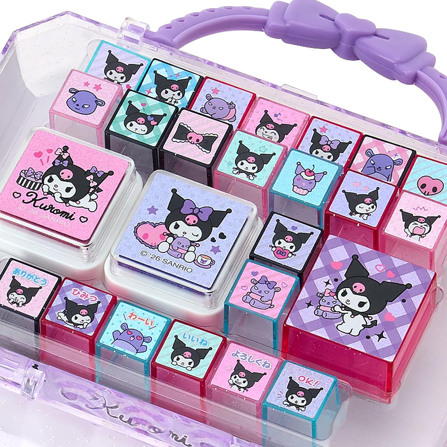 Thumbnail 6 de サンリオ クロミ スタンプセットL 947407 23柄・インクパッド付き