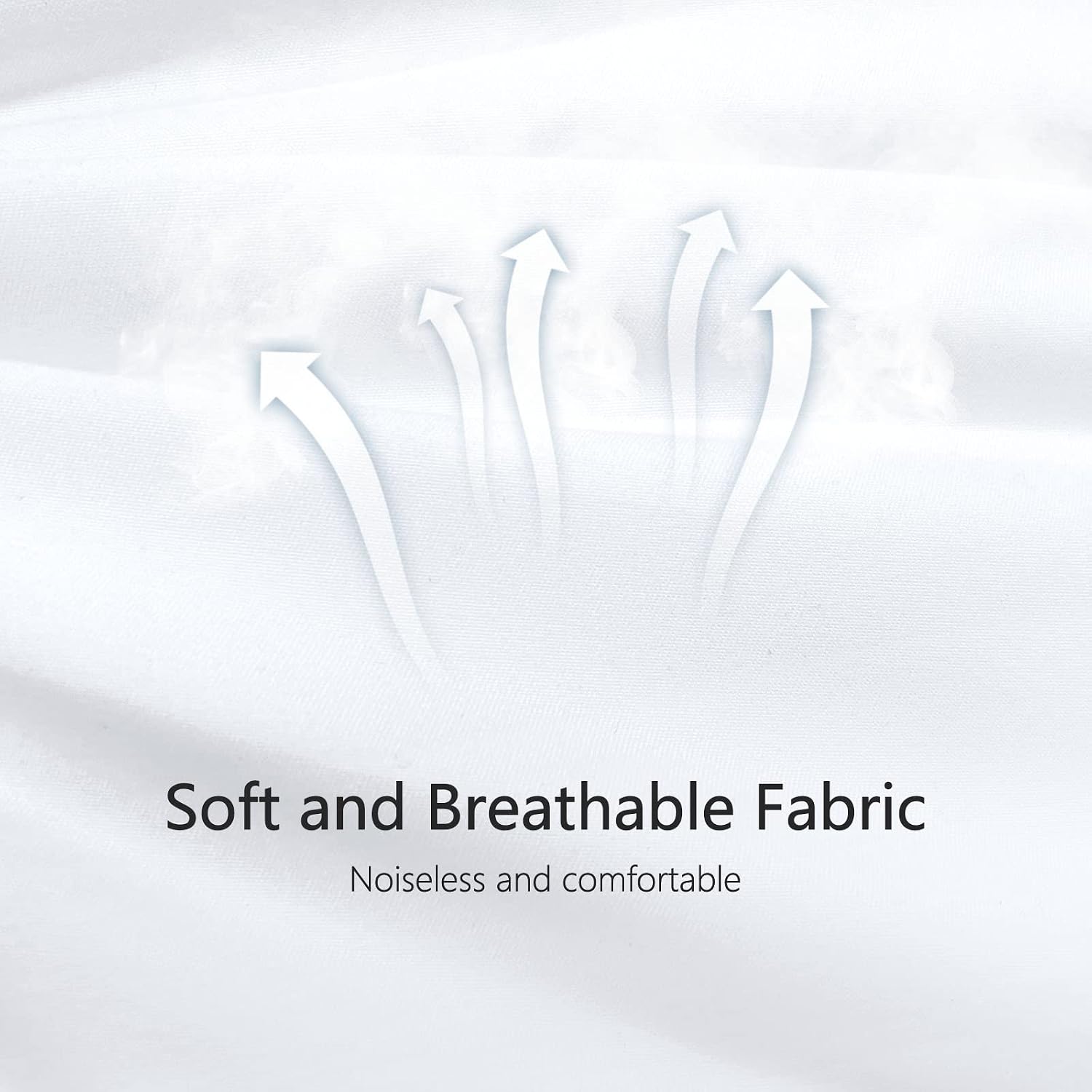 Detalle 2 de TEXARTIST Queen Comforter, All-Season Down Alternative, 4D Spiral Fiber, White
