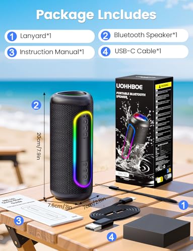 Thumbnail 8 de C08 Portable Bluetooth Speaker 30W, 30H playtime