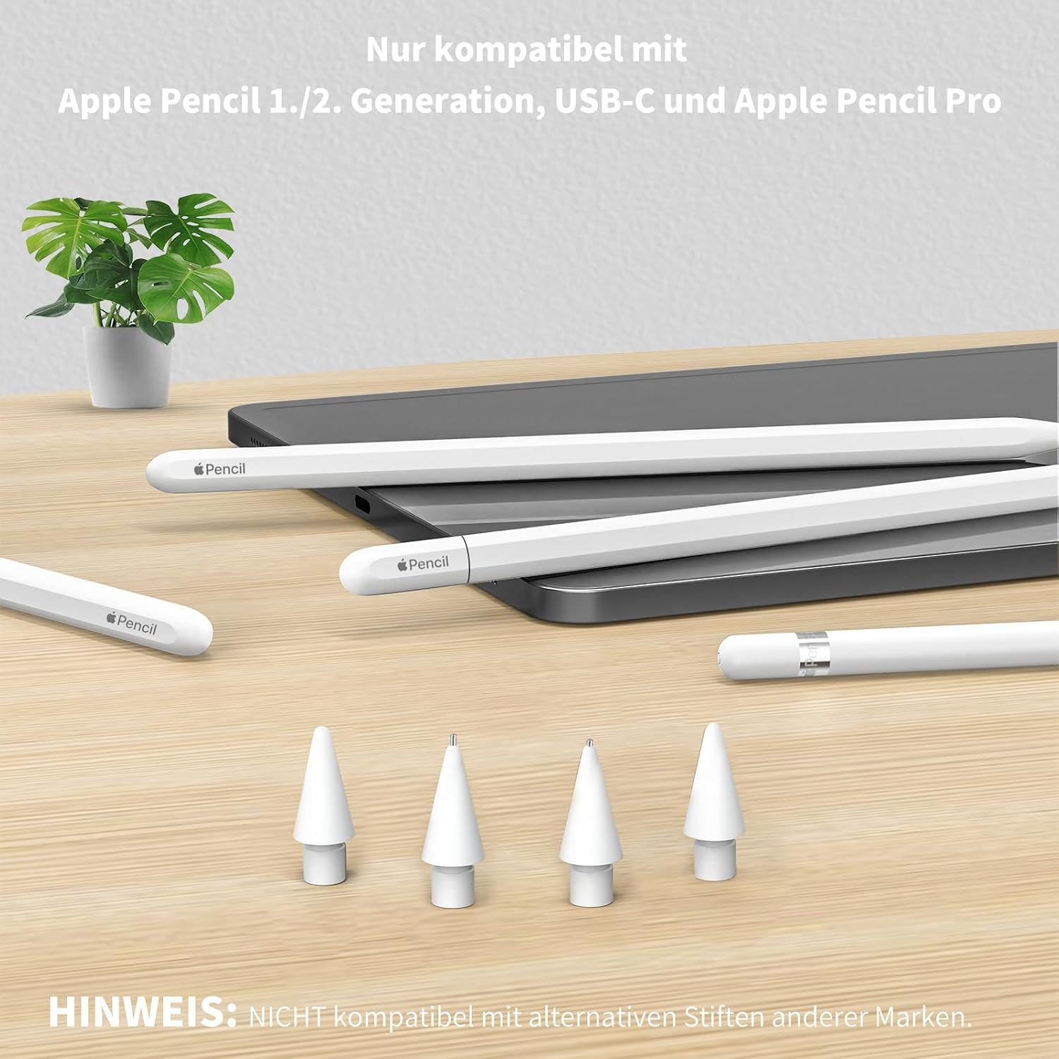 Thumbnail 1 de MEKO Ersatzspitzen 4er-Pack 0,72 mm für Apple Pencil