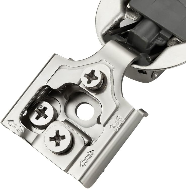 Detalle 2 de Ravinte JL114LS Soft-Close Cabinet Hinges, 3/8-Inch Overlay, 30 Pairs