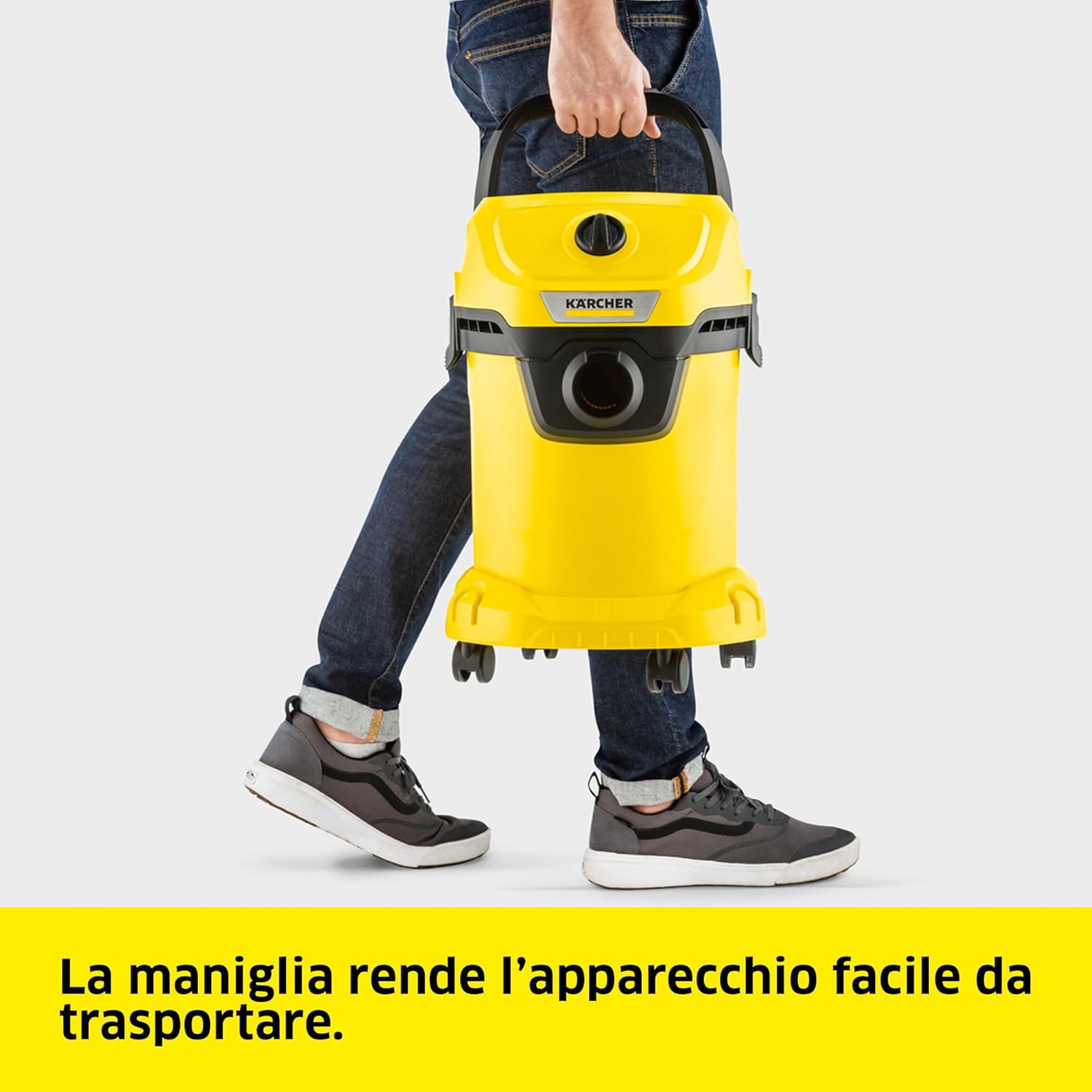 Thumbnail 2 de KÄRCHER WD 3 V-17/4/20: aspiratore solido/liquido da 1000 W con soffiante, 17 L e filtro cartuccia