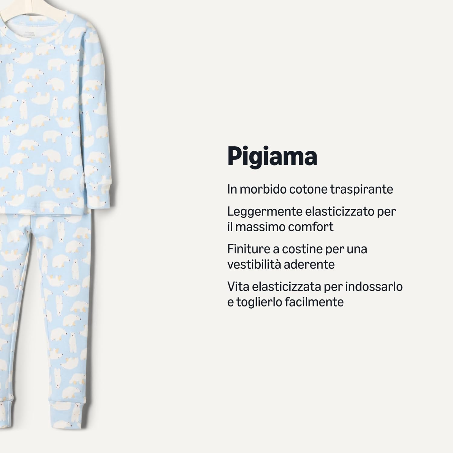 Thumbnail 1 de Amazon Essentials x Sofia Grainge pigiami in cotone aderenti unisex bambini e ragazzi (pacco da 2)