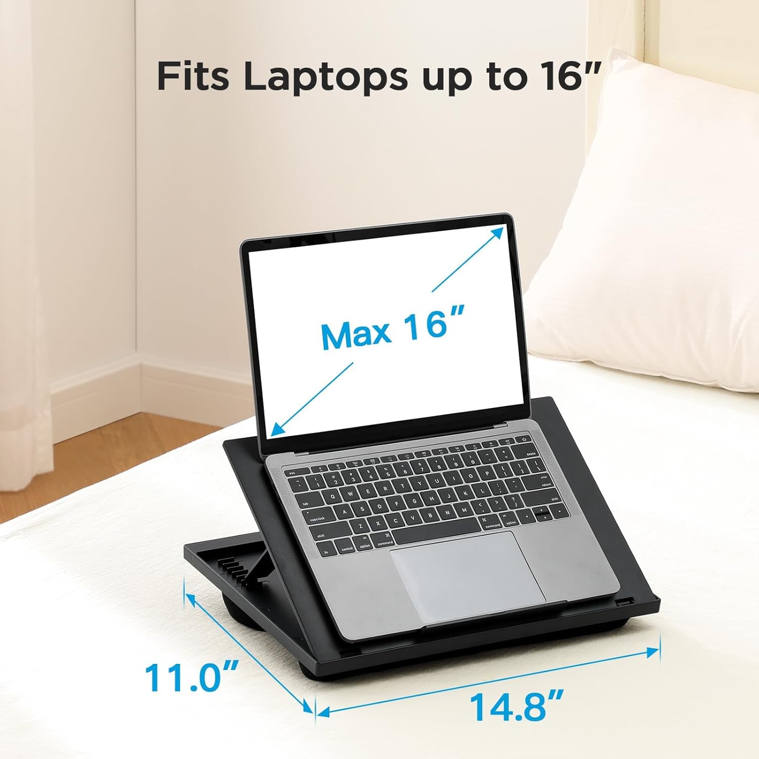 Thumbnail 4 de HUANUO Lap Desk: Adjustable 8-Position Lap Tray for Laptops up to 15.6