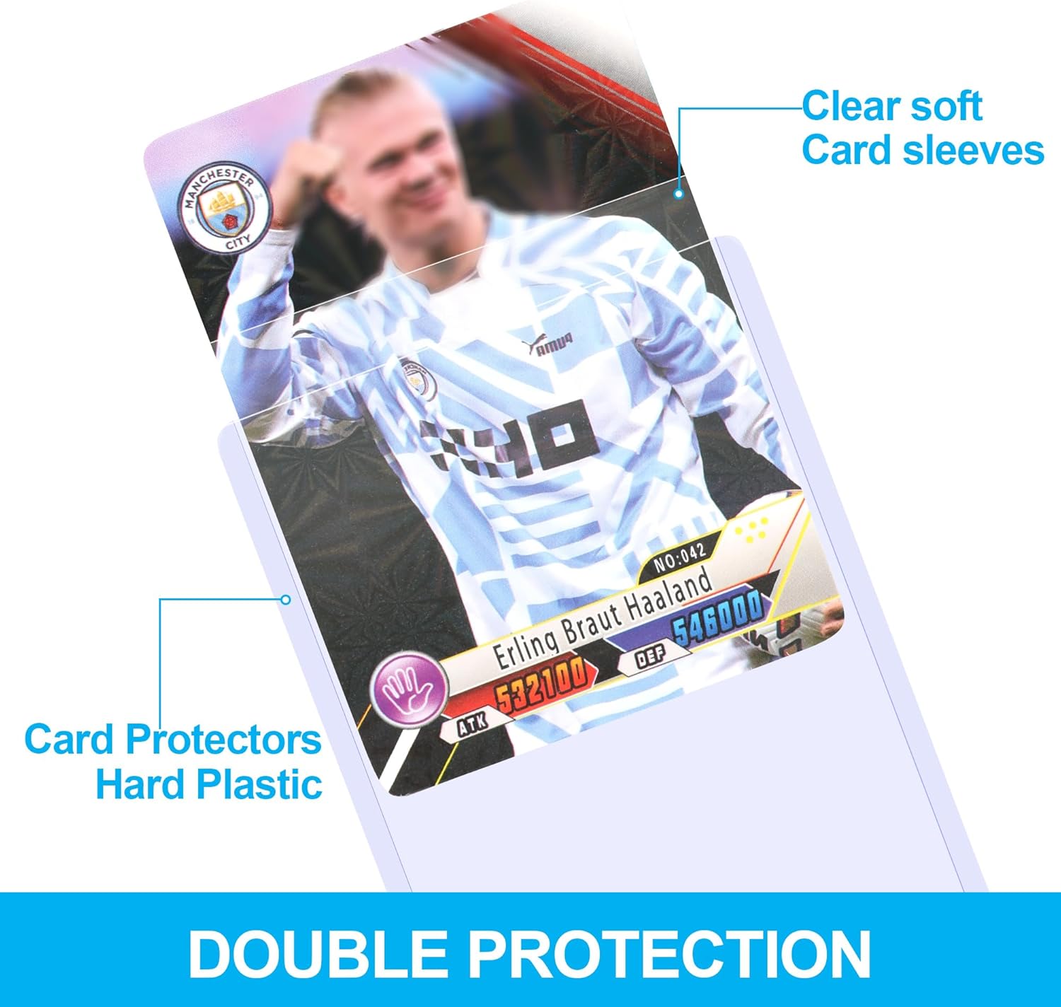 Thumbnail 2 de 400 Card Sleeves Top Loaders (3" x 4") + Soft Sleeves for Trading Cards, Hard PVC Protectors