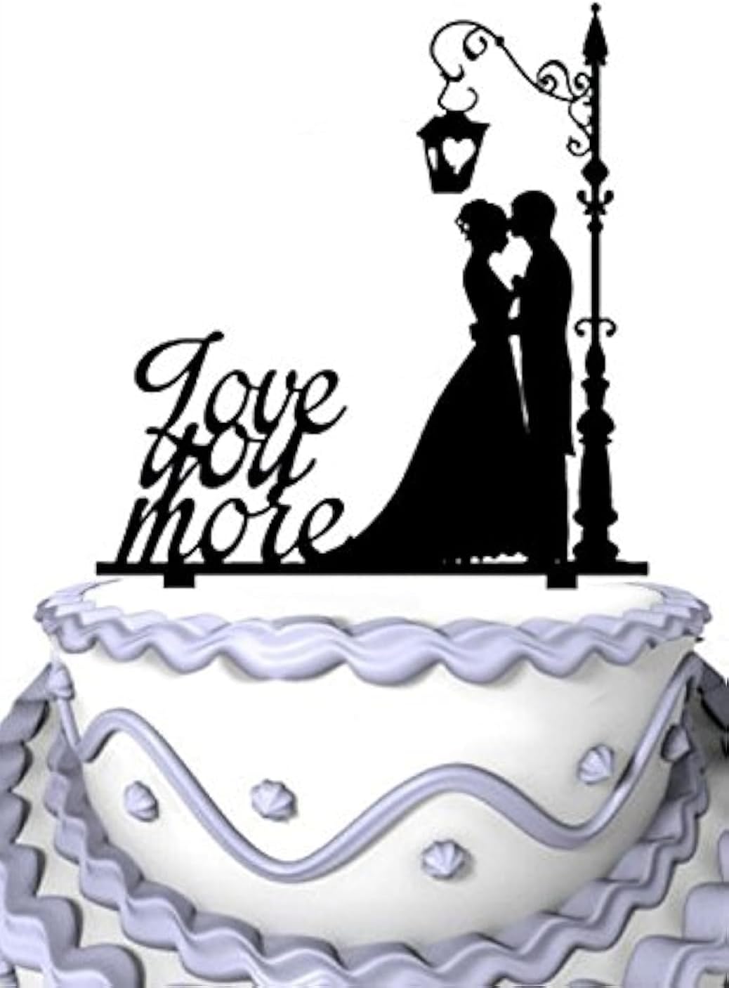 Meijiafei Wedding Cake Topper Love You More
