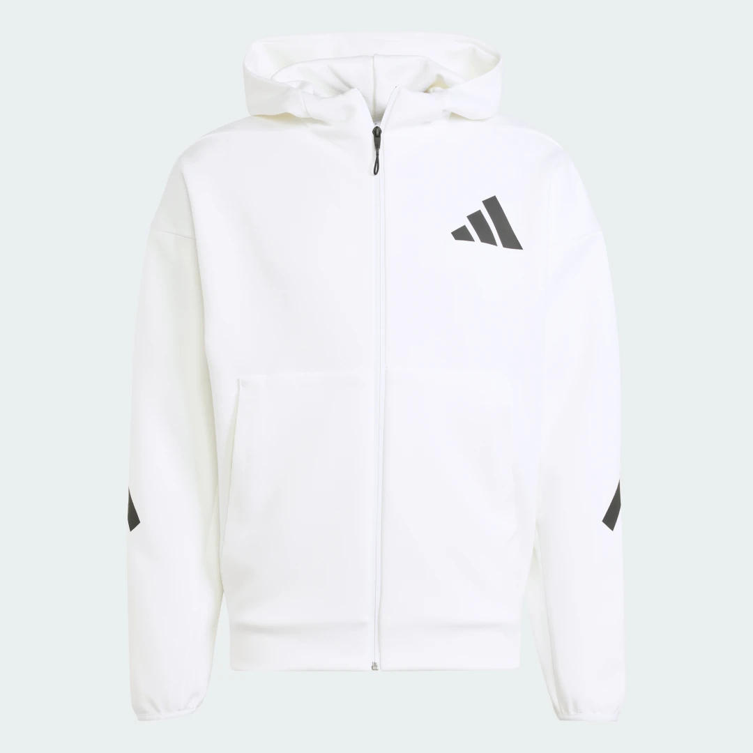 Detalle de Chaqueta con capucha adidas Z.N.E. New - blanca