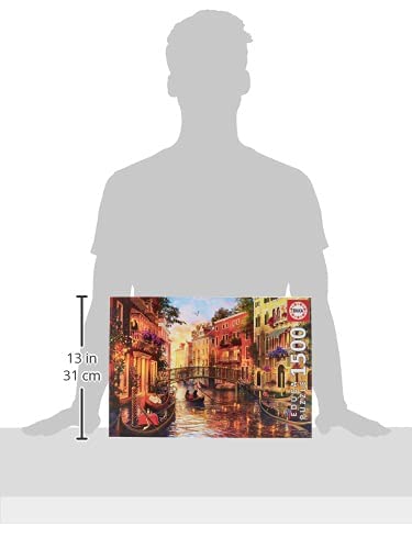 Thumbnail 2 de Educa Puzzle 1500 Piezas Atardecer en Venecia 🖼️ Incluye Pegamento