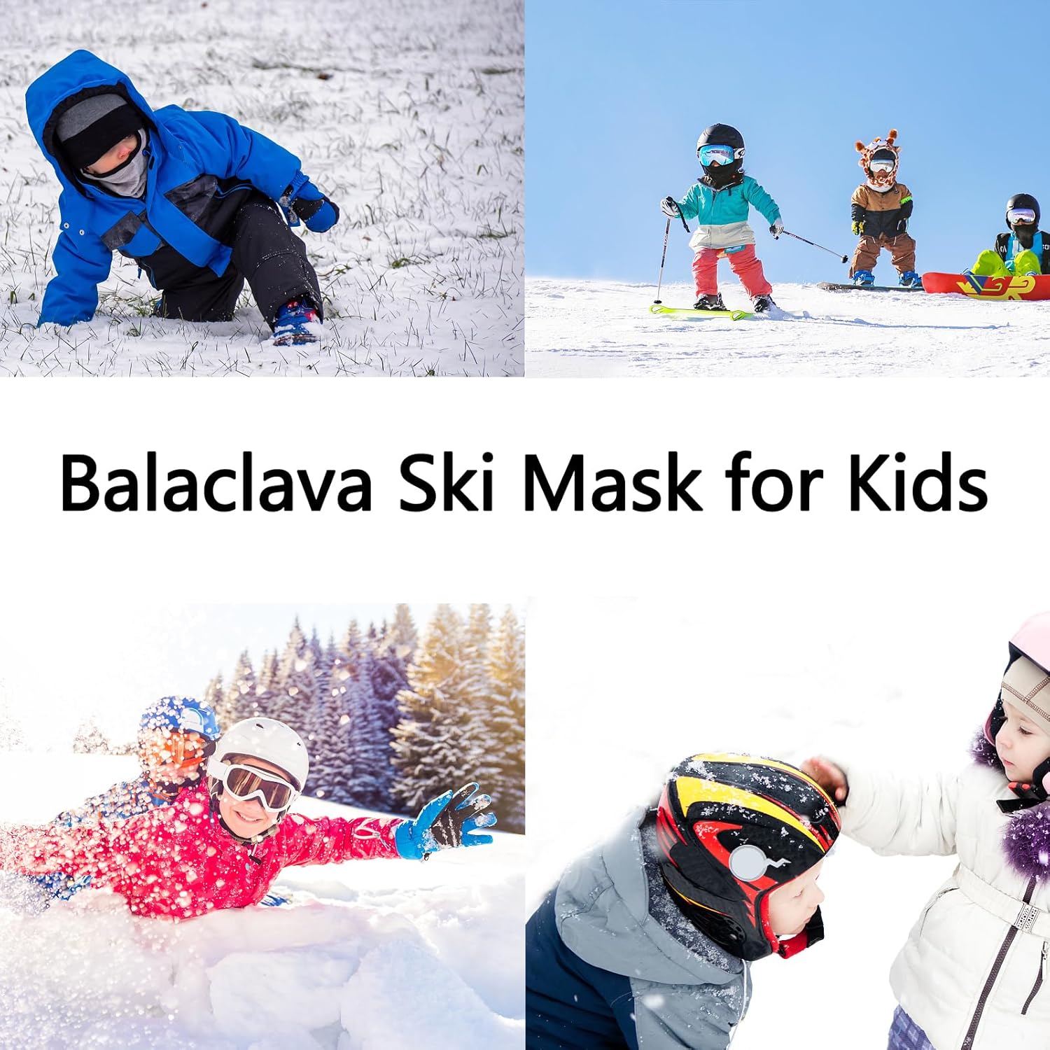 Thumbnail 6 de Irzaki Kids Balaclava Winter Sturmhaube für Kinder (4–13 Jahre) – winddichte Ski-Maske aus Polarfleece