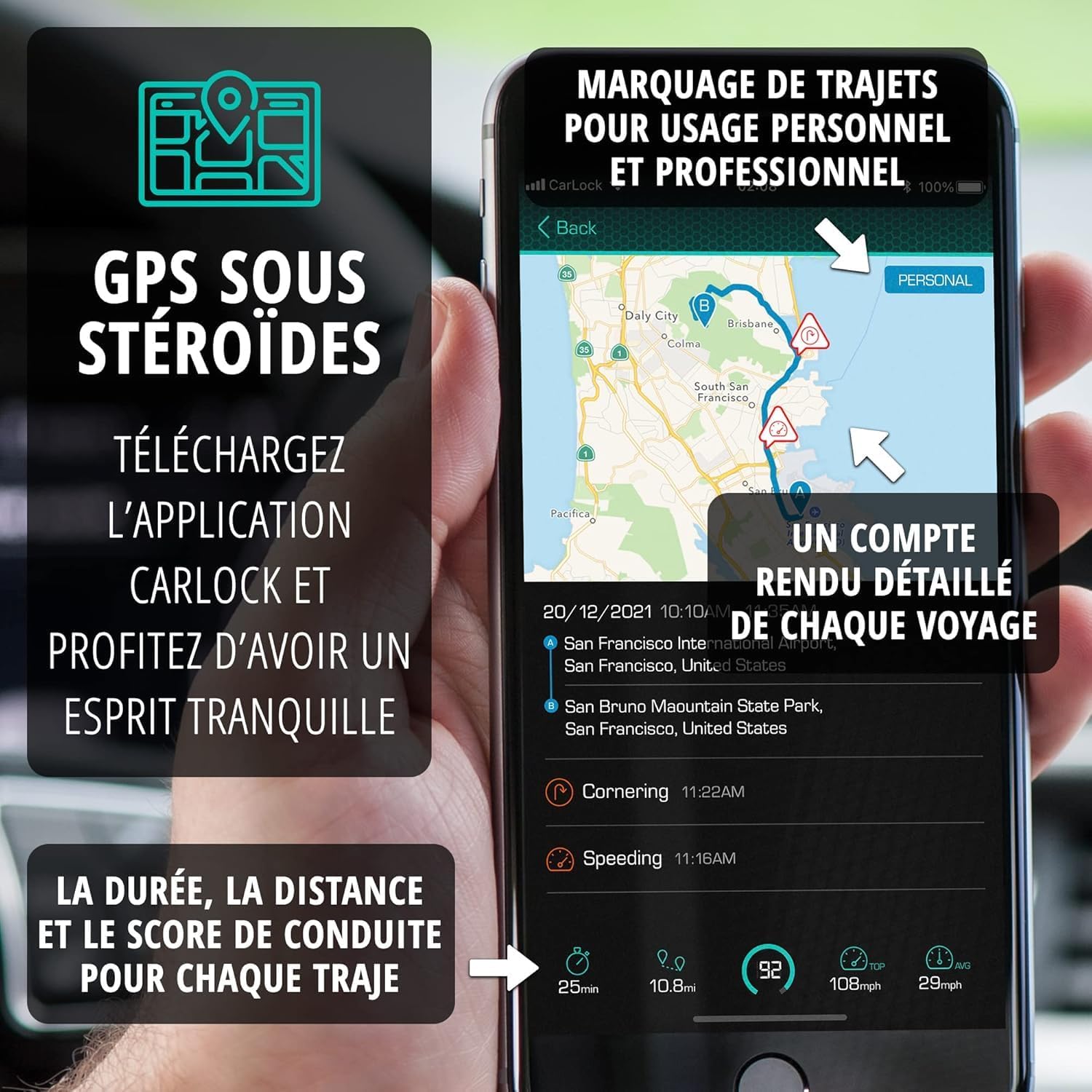Detalle 2 de Carlock Basic Traceur GPS voiture