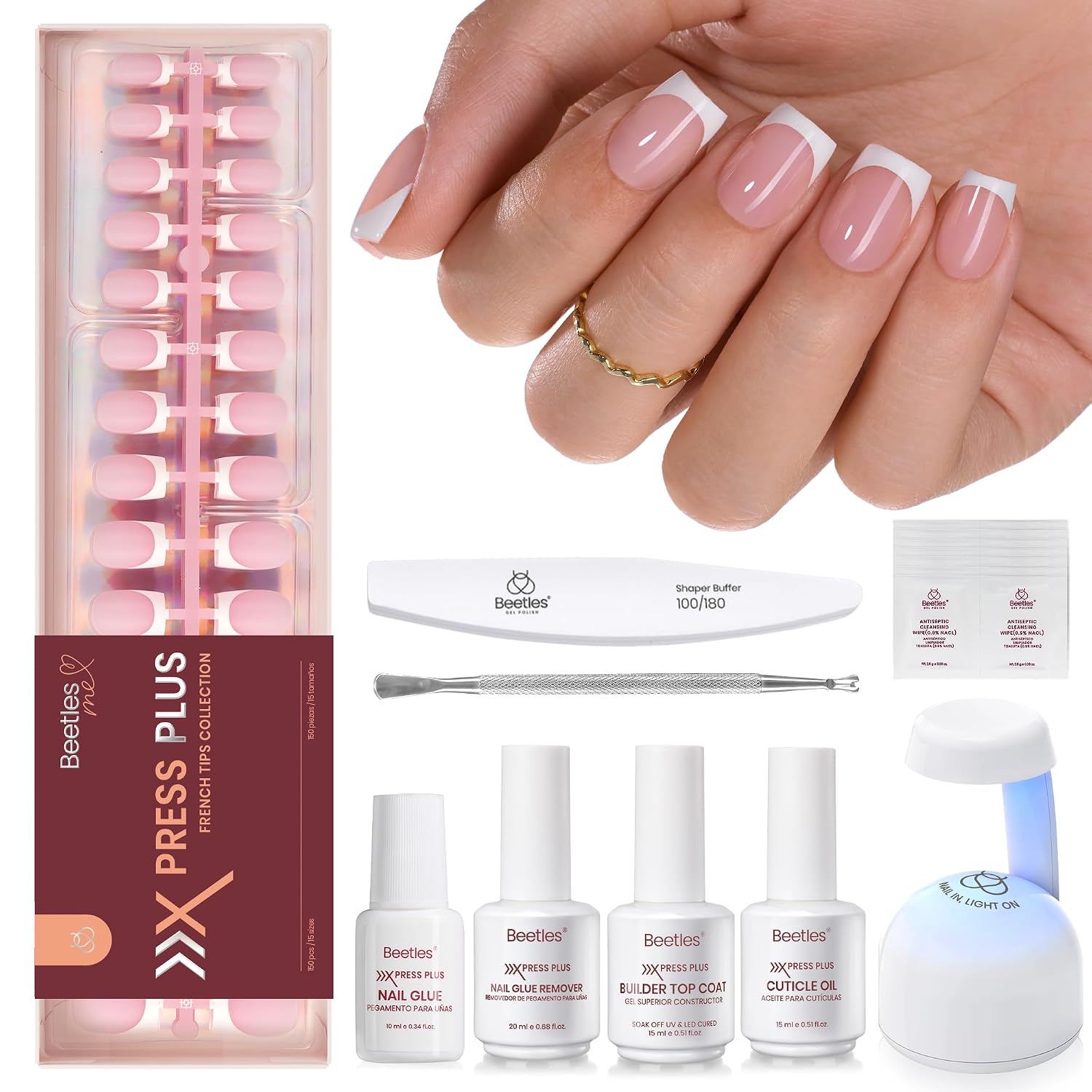Beetles X Press Plus On Nails Kit 150 PCS 💅