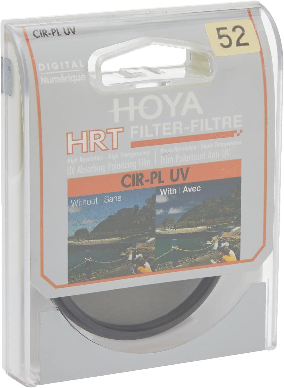 Detalle de Hoya HRT filtr polaryzacyjny kołowy 55 mm, szkło optyczne, powłoka wielowarstwowa