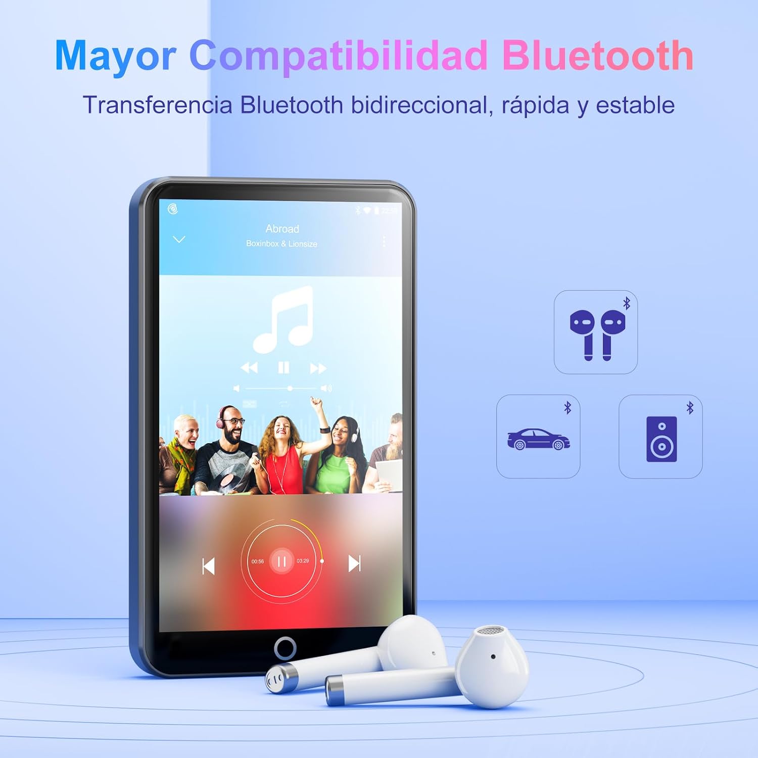 Thumbnail 4 de MECHEN Reproductor MP3 Android 4” 2000mAh