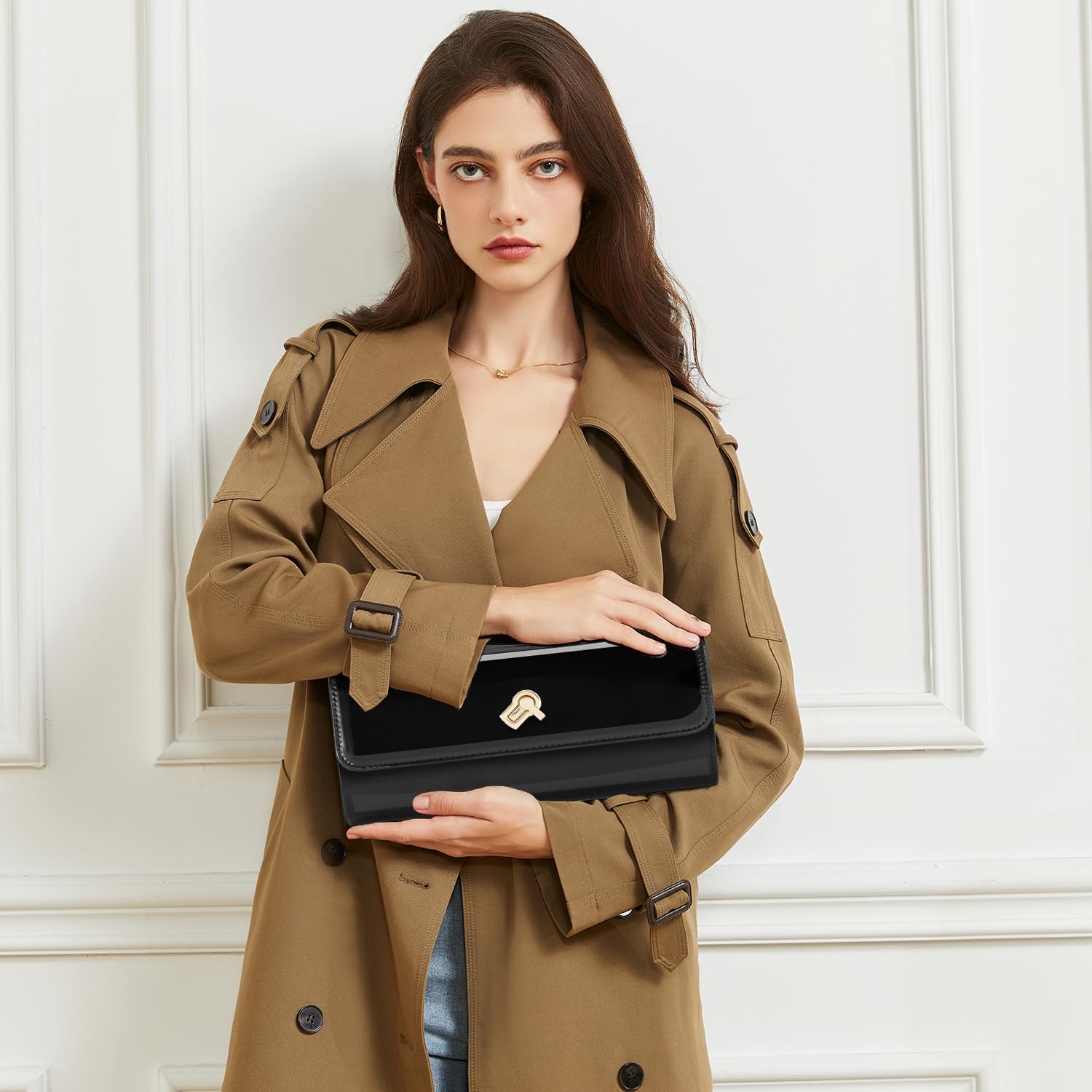 Detalle 2 de Huralona Evening Clutch in PU Leather