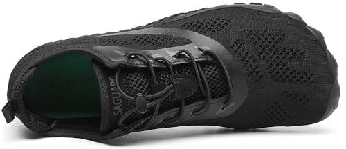 Thumbnail 5 de SAGUARO zapatillas minimalistas de trail running descalzo (negro) para hombre/mujer, talla 47 EU