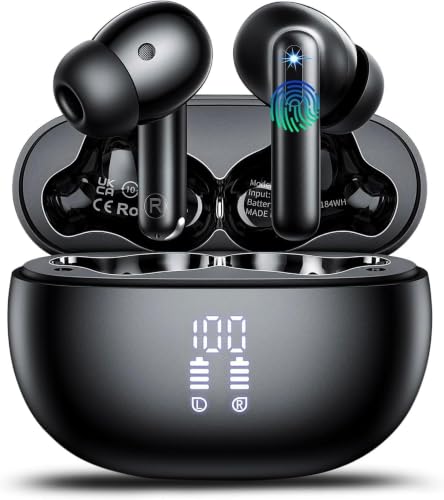 Detalle de Nerunsa 2026 Cuffie Bluetooth 5.4 con HiFi, ENC a 4 microfoni e IPX7