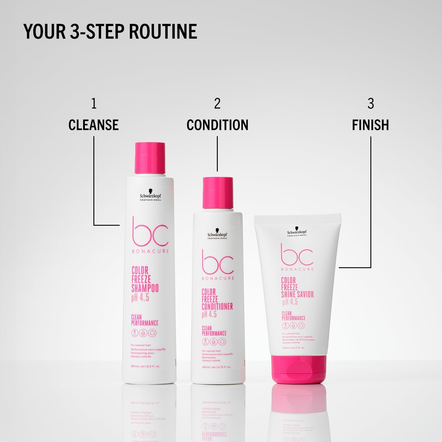 Thumbnail 5 de Schwarzkopf Professional Bonacure Color Freeze Conditioner for Porous Colour-Treated Hair (200 ml)