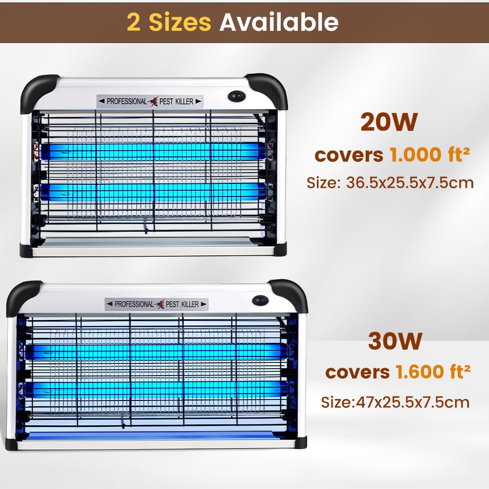 Detalle 2 de Hefite Fly Zapper Electric Indoor 3500V with 20W UV Light (Hangable)