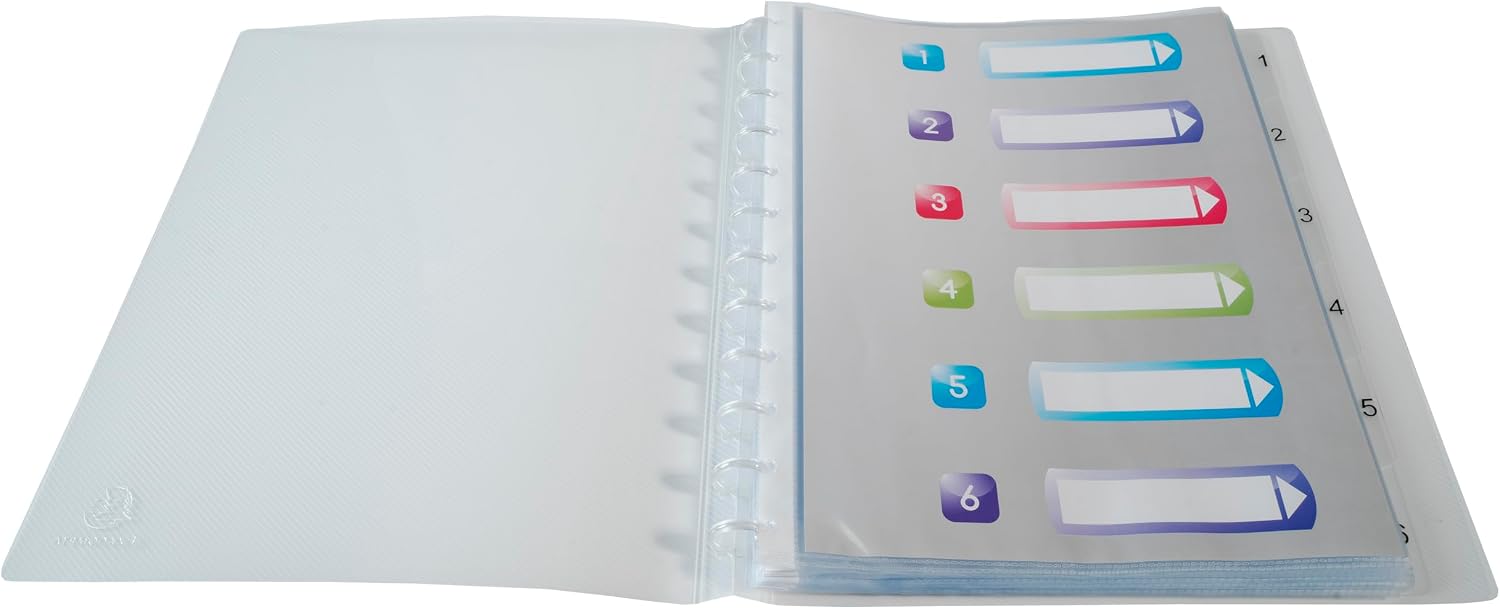Thumbnail 2 de Exacompta 86320E PP Display Book with Removable Pockets (Pack of 4) – A4, 30 Pockets, 60 Viewing Pages