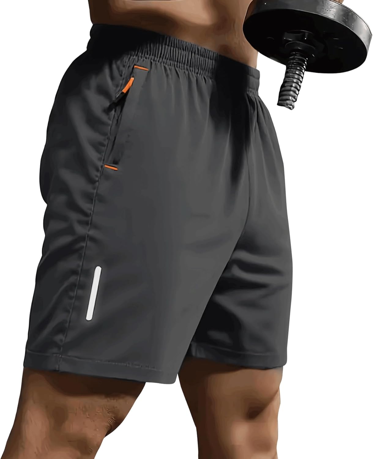 Thumbnail 1 de SHAGGA 3 Pack Gym Shorts for Men – Lightweight, Quick-Dry with Zip Pockets