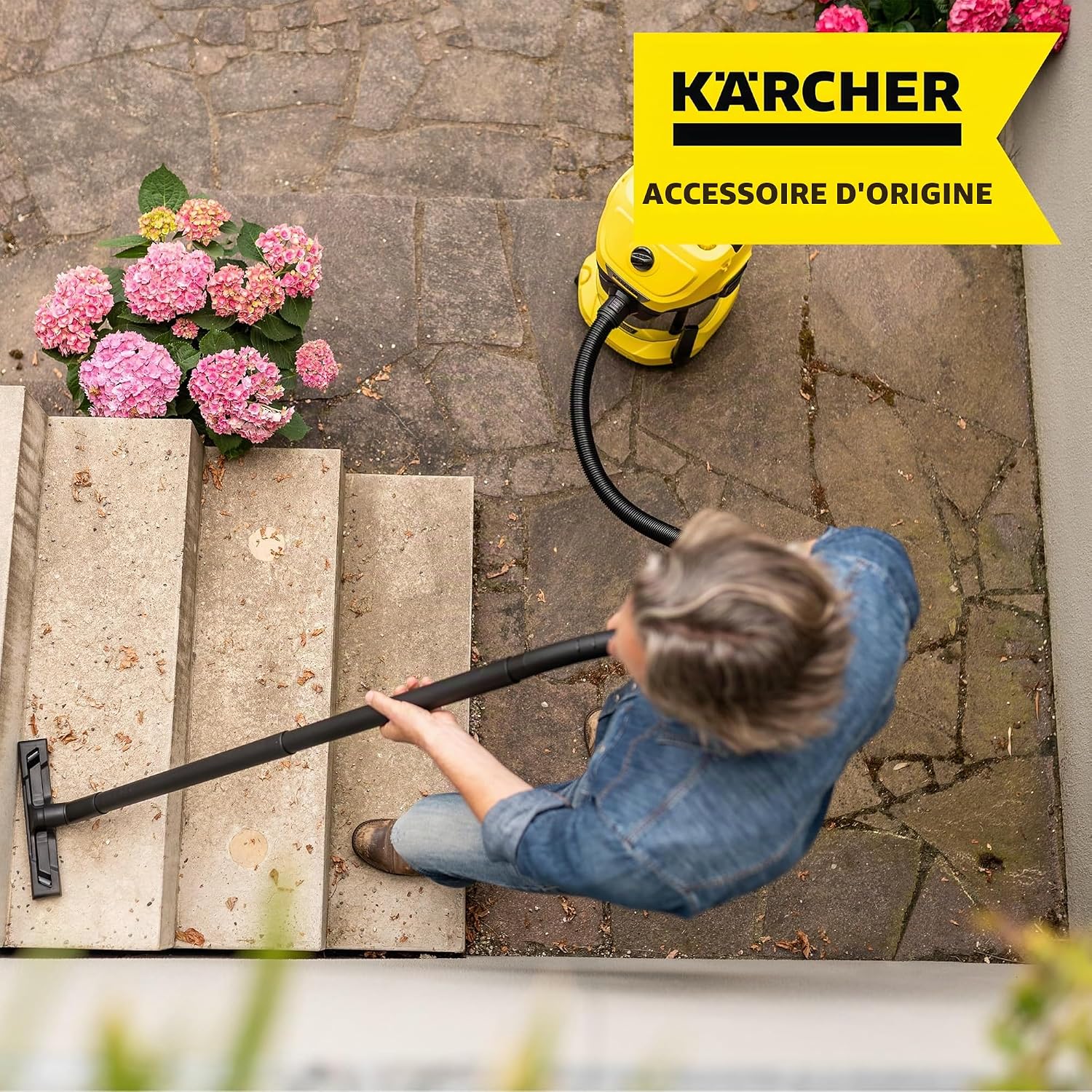 Detalle de Kärcher Sachet Filtre Ouate Nouvelle Gamme KWD1, KWD2, KWD3, WD2 Plus, WD3 — Paquet de 4