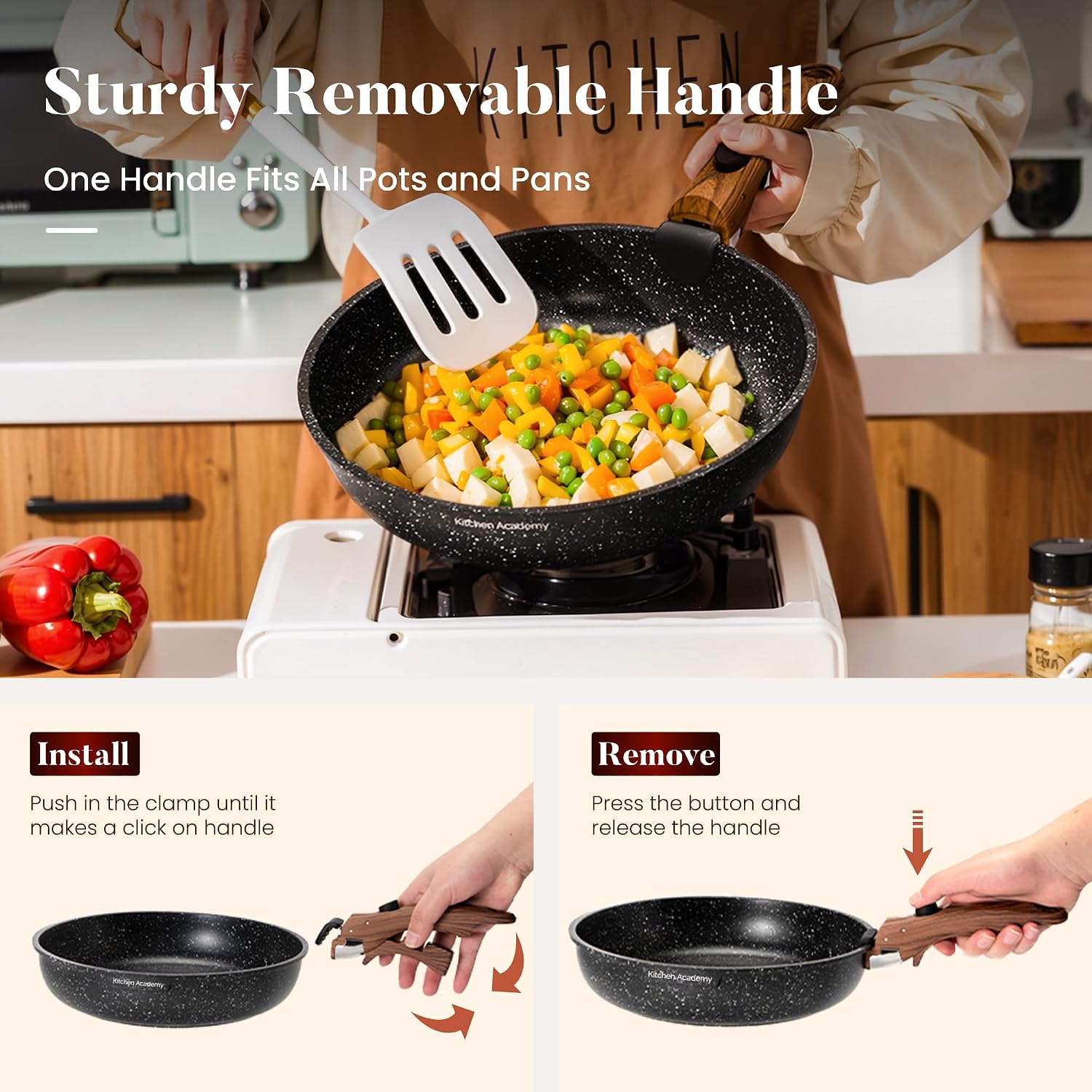 Thumbnail 1 de Kitchen Academy Cookware Set, 10-Piece