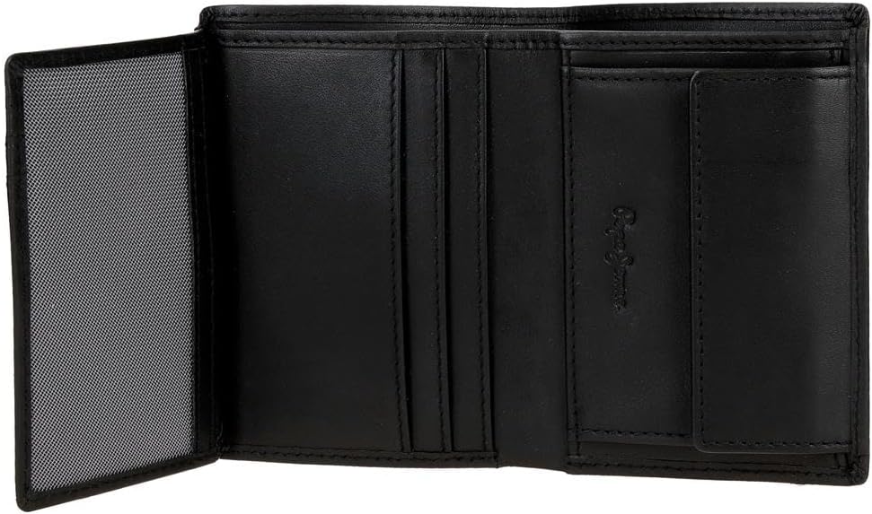 Detalle de Pepe Jeans Luton Portefeuille Vertical avec Porte-Monnaie — cuir et système RFID