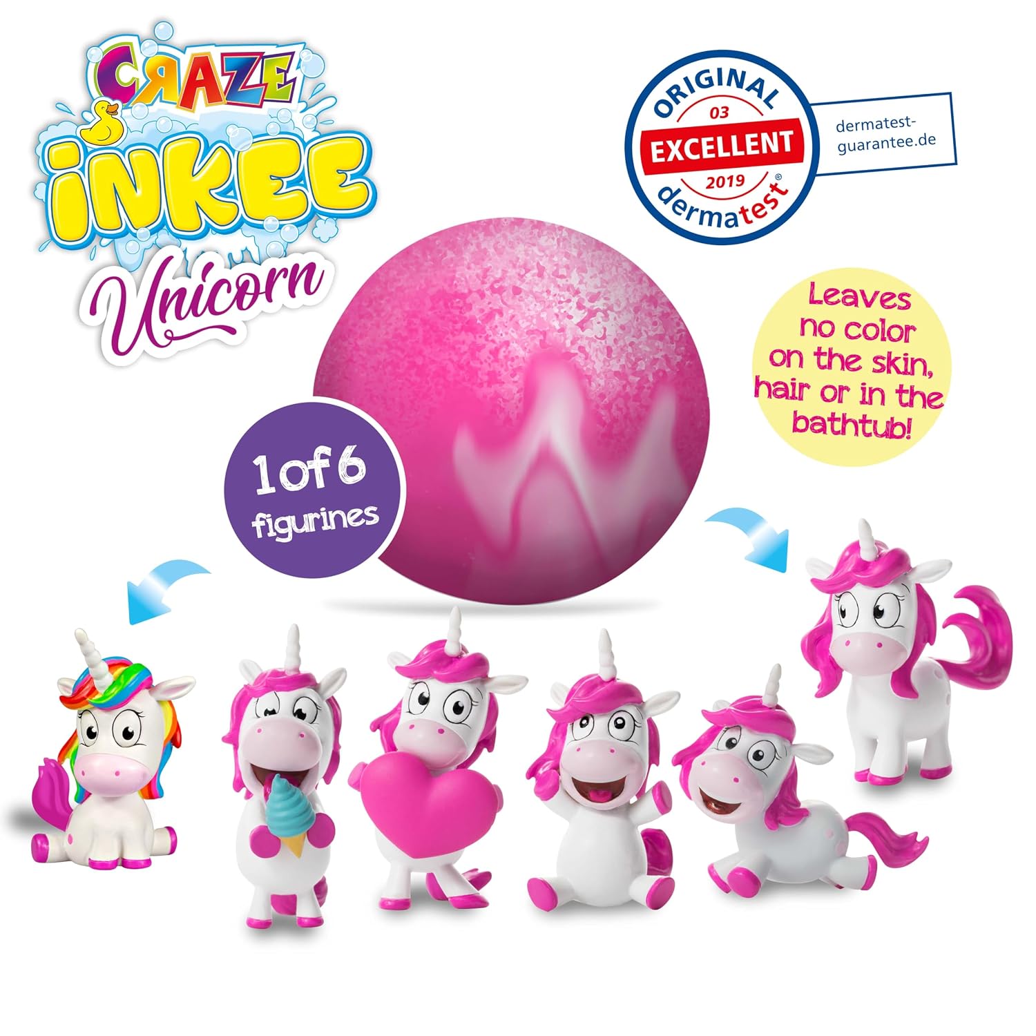 Thumbnail 3 de INKEE Unicorn – 8er Set Badebomben mit Überraschung für Kinder