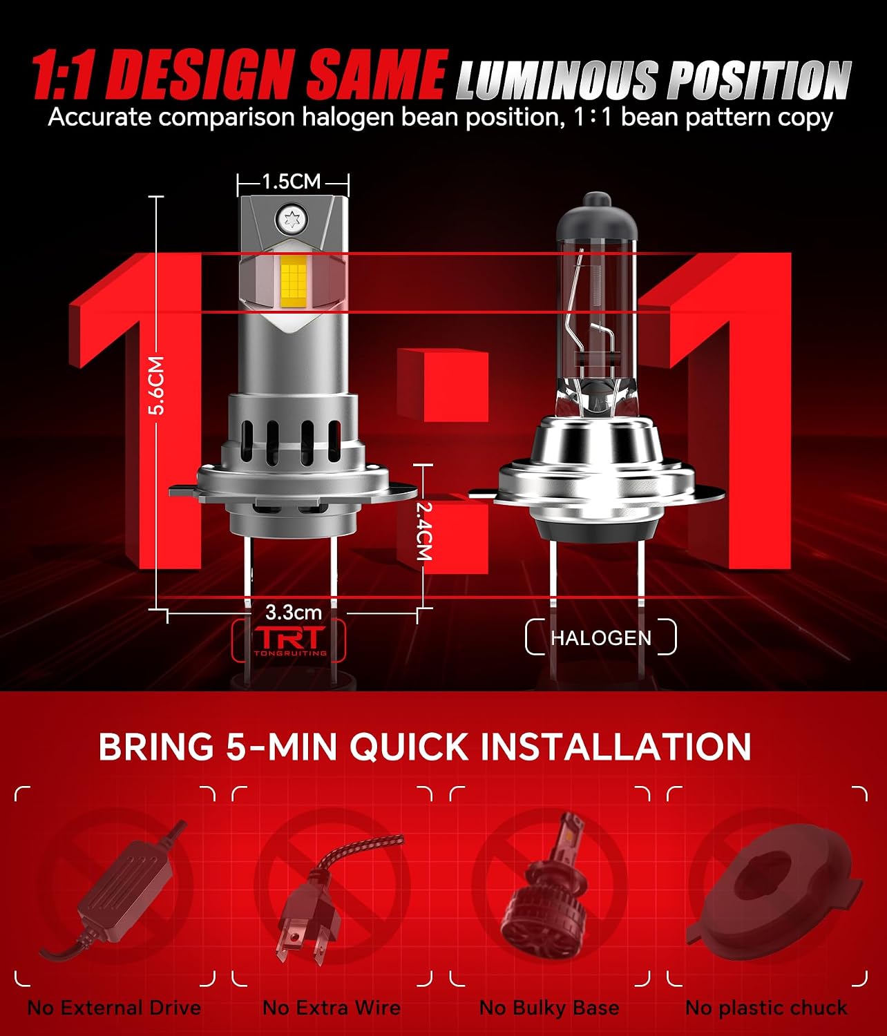 Thumbnail 1 de Ampoules LED H7 110 W 6500 K