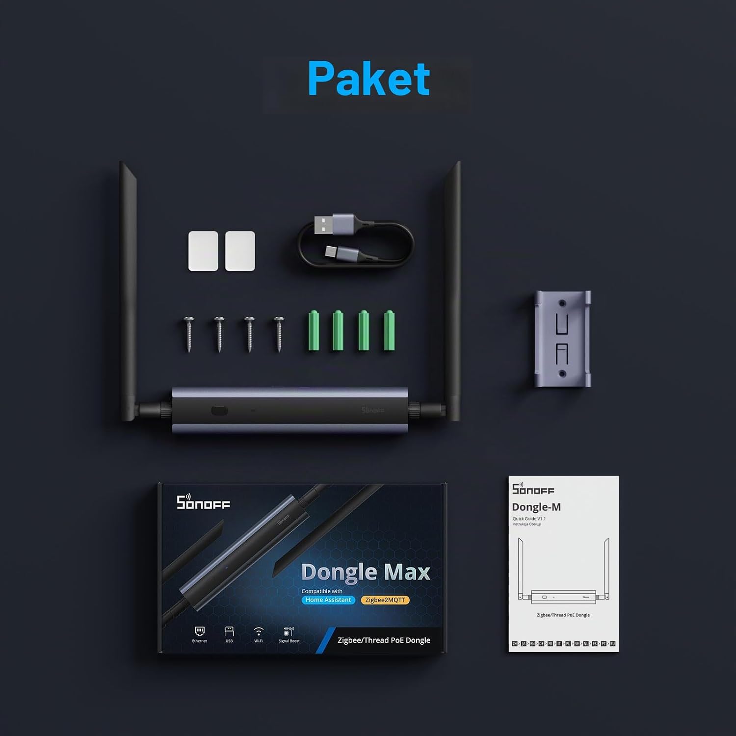 Thumbnail 4 de SONOFF Zigbee/Thread PoE Dongle Max Zigbee‑Stick