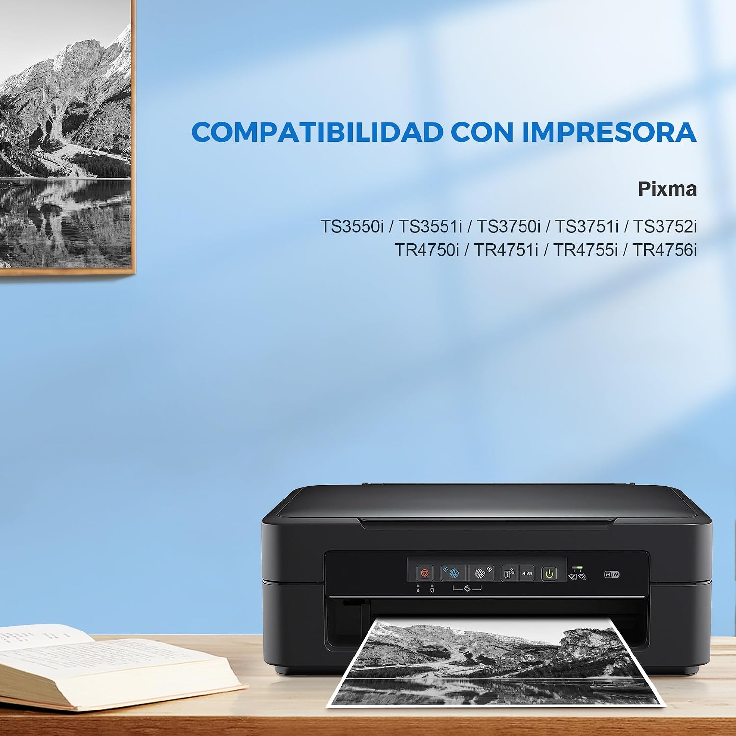 Detalle 2 de Redsee PG-575XL Cartuchos Compatibles para Canon Pixma TS3550i🖨