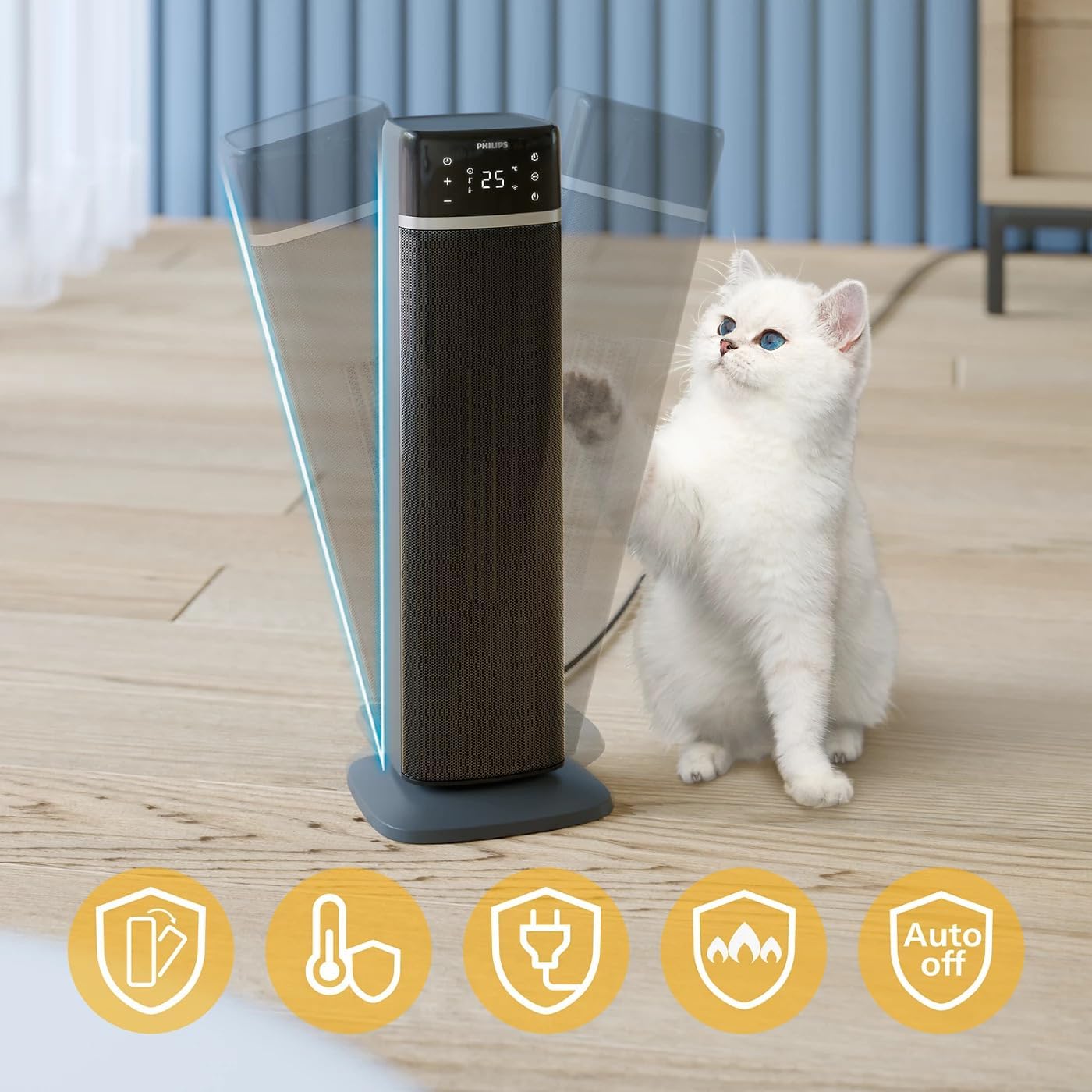 Thumbnail 4 de Philips 5000 Series CX5120/11 2000W tower heater