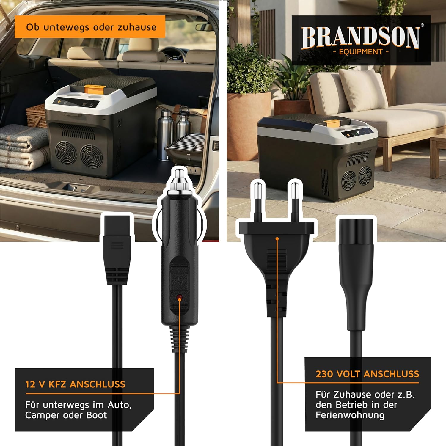 Thumbnail 3 de Brandson 20 L Kühlbox elektrisch – vielseitige Kühl- und Heizlösung für Auto, Wohnmobil und Boot