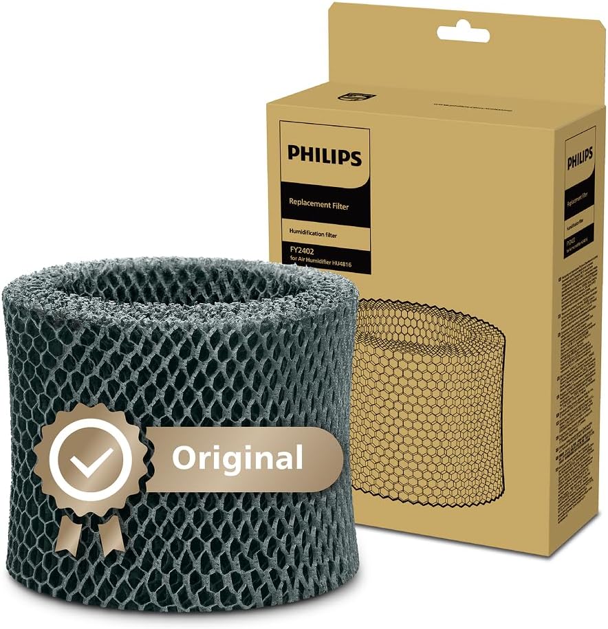 Detalle de Filtre d'humidification Philips Original NanoCloud HU4816 – 6 mois, pour humidificateur série 2000