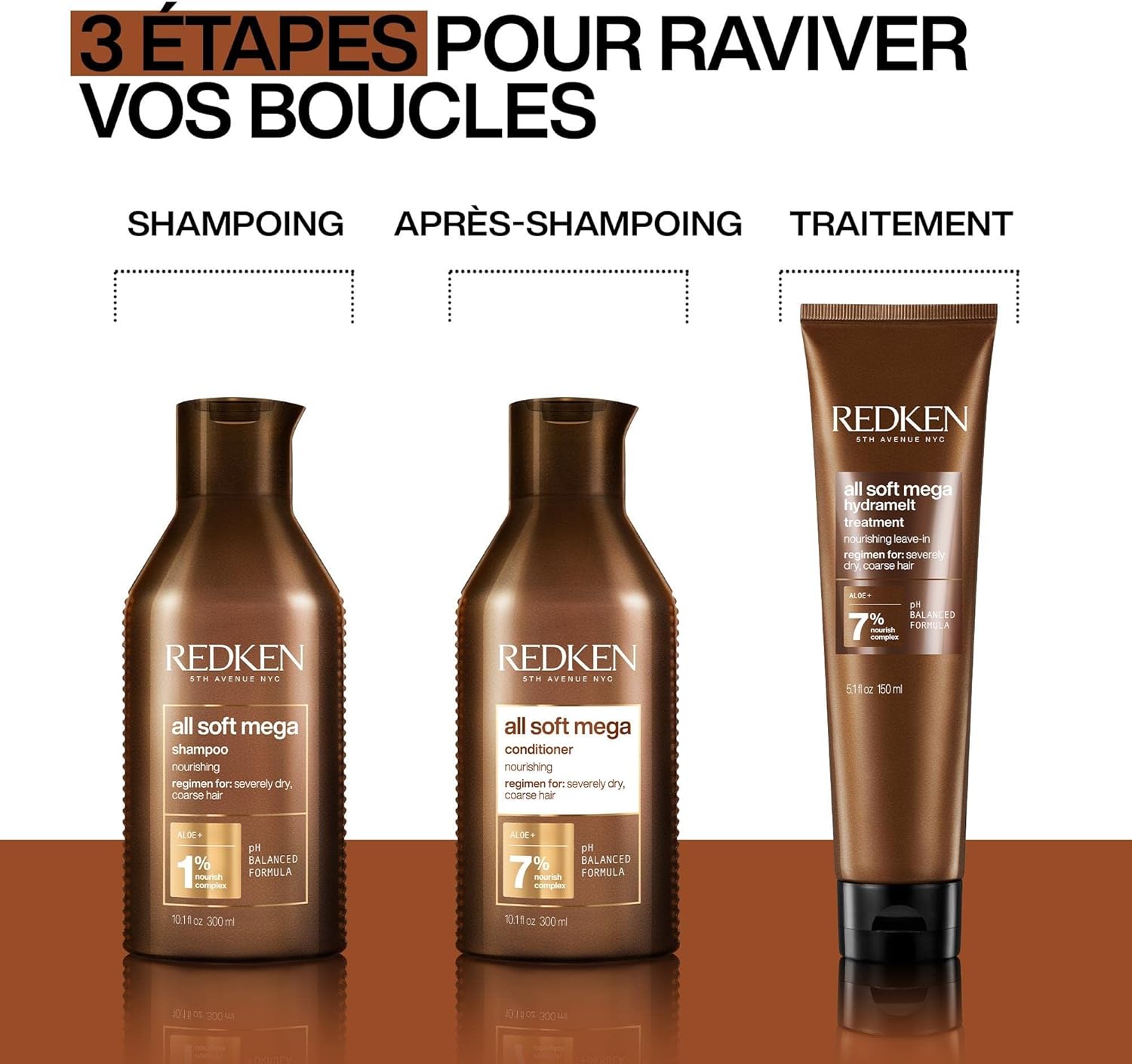 Thumbnail 6 de REDKEN All Soft Mega Curls Shampoing Hydratant – Boucles définies, 300 ml