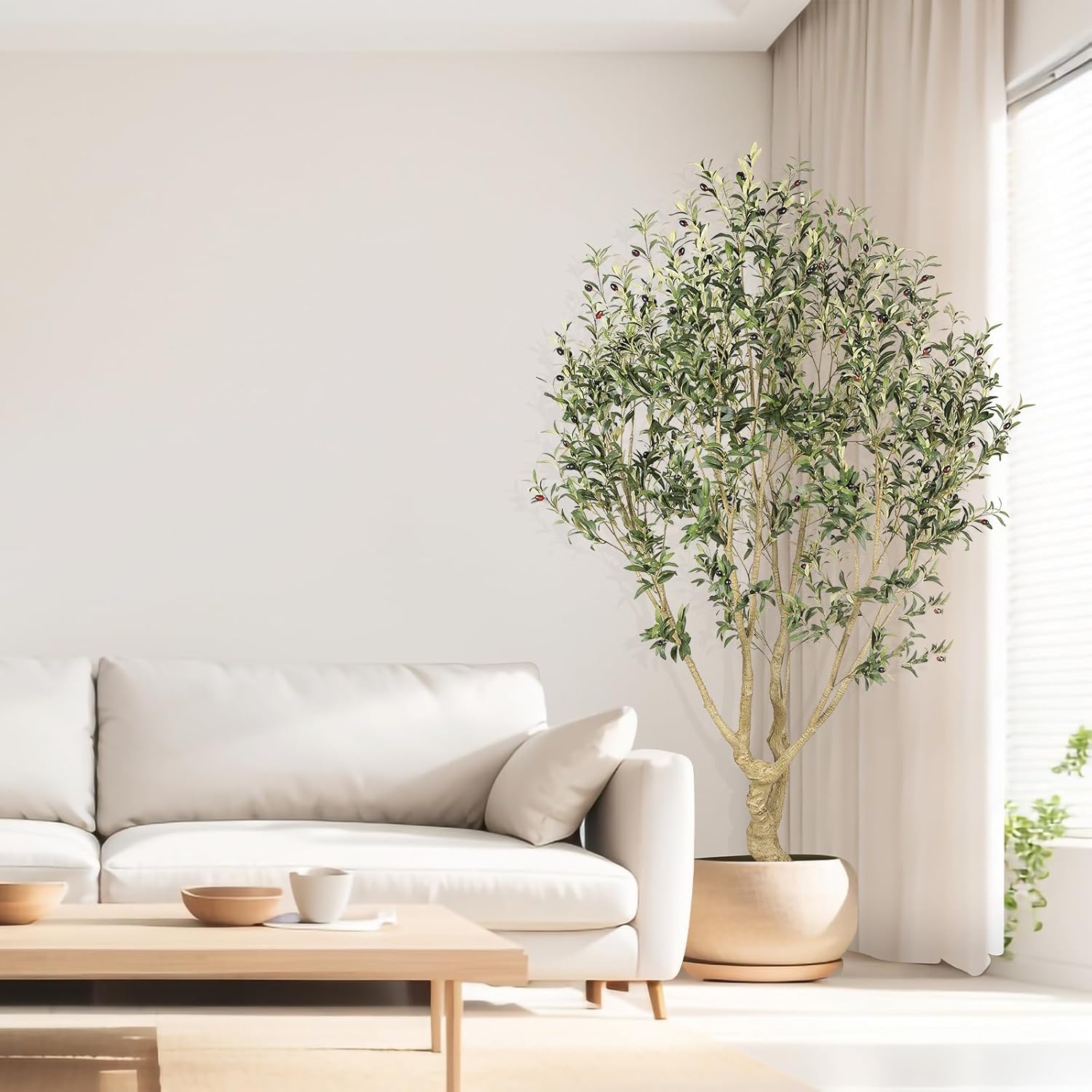 Thumbnail 1 de Realead Faux Olive Tree 7ft