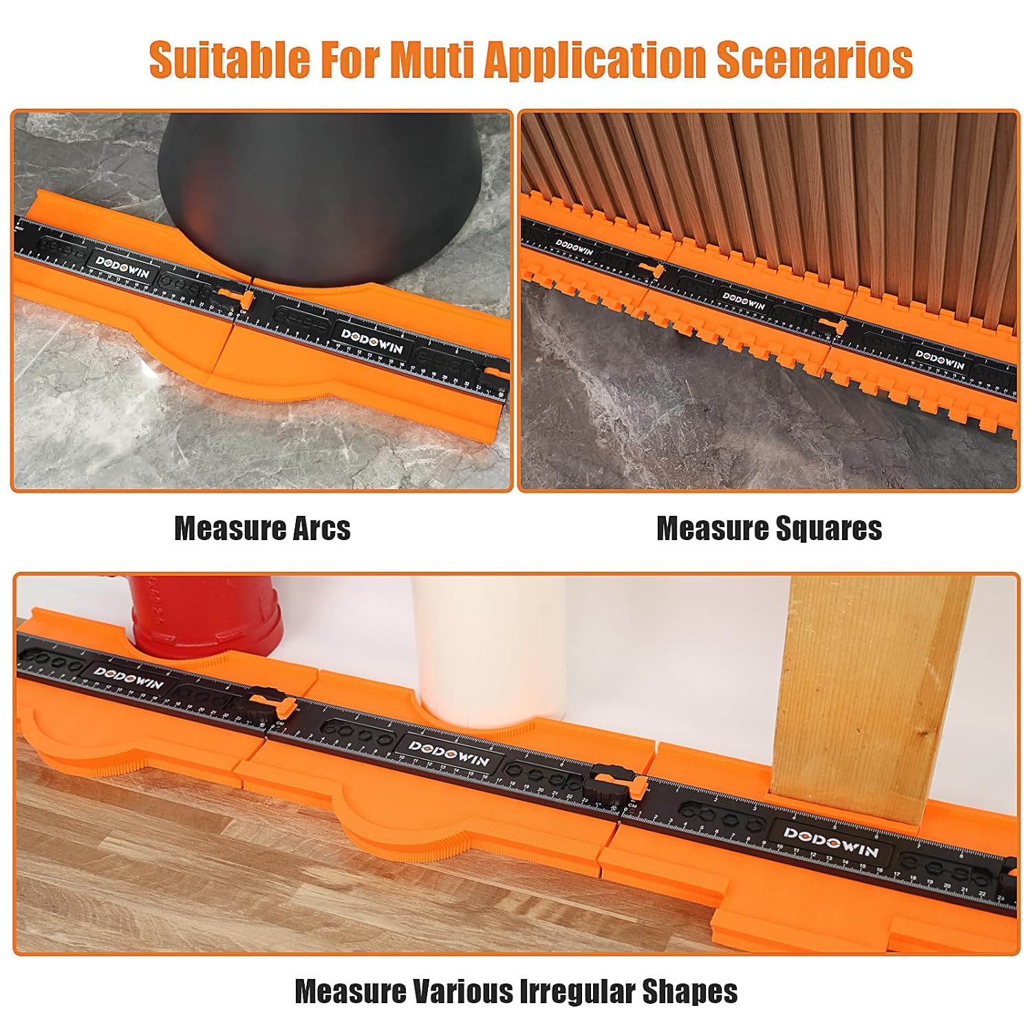 Thumbnail 2 de DODOWIN 20 Inch Contour Gauge Profile Tool with Unlimited Connection