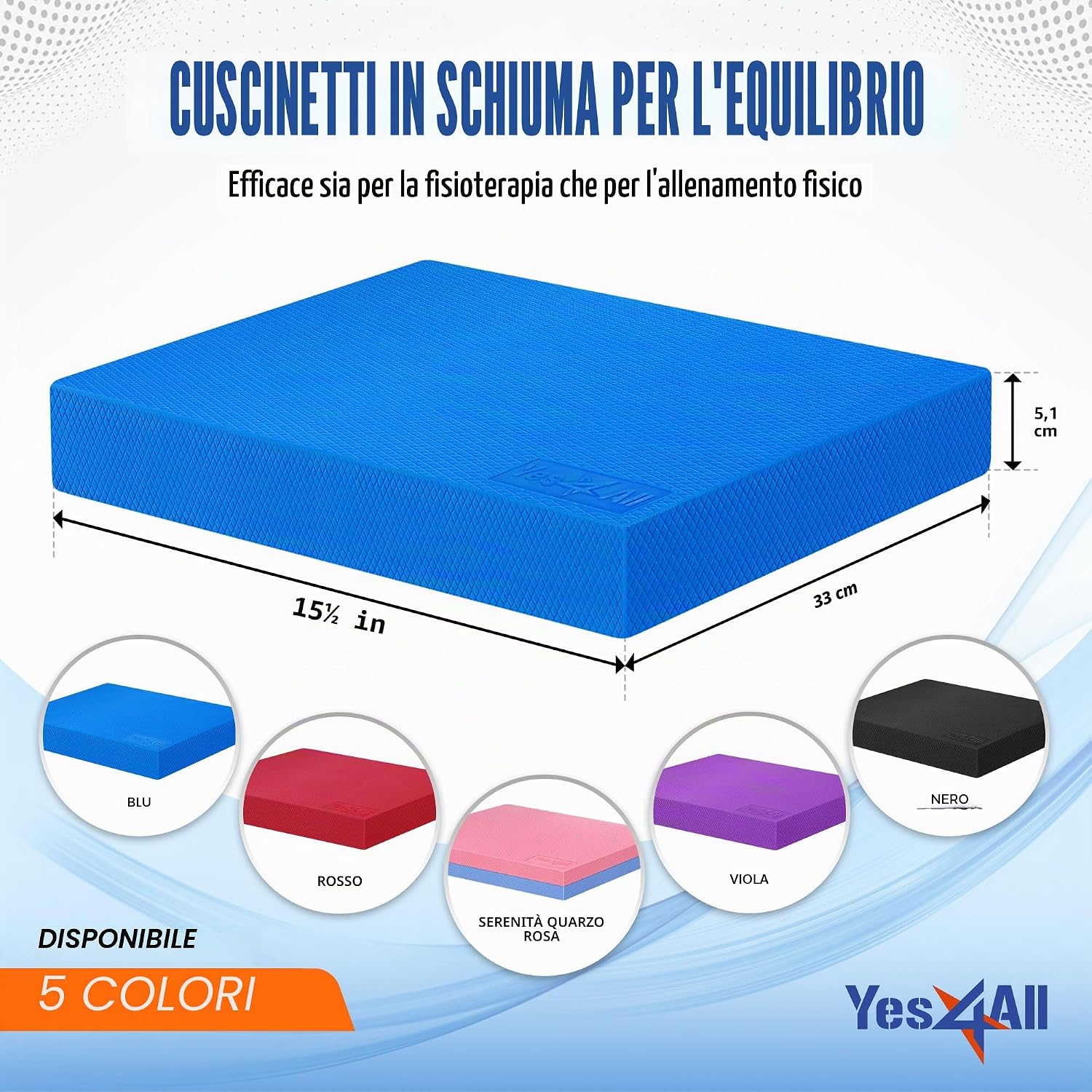 Detalle 2 de Yes4All Cuscinetto di equilibrio 🧘