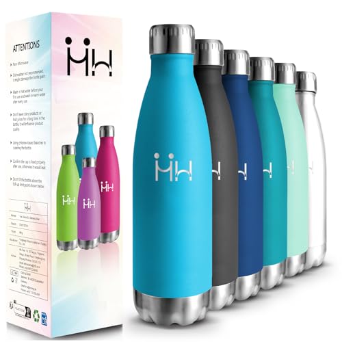 Detalle de HoneyHolly Botella térmica 500 ml, acero inoxidable 🚰